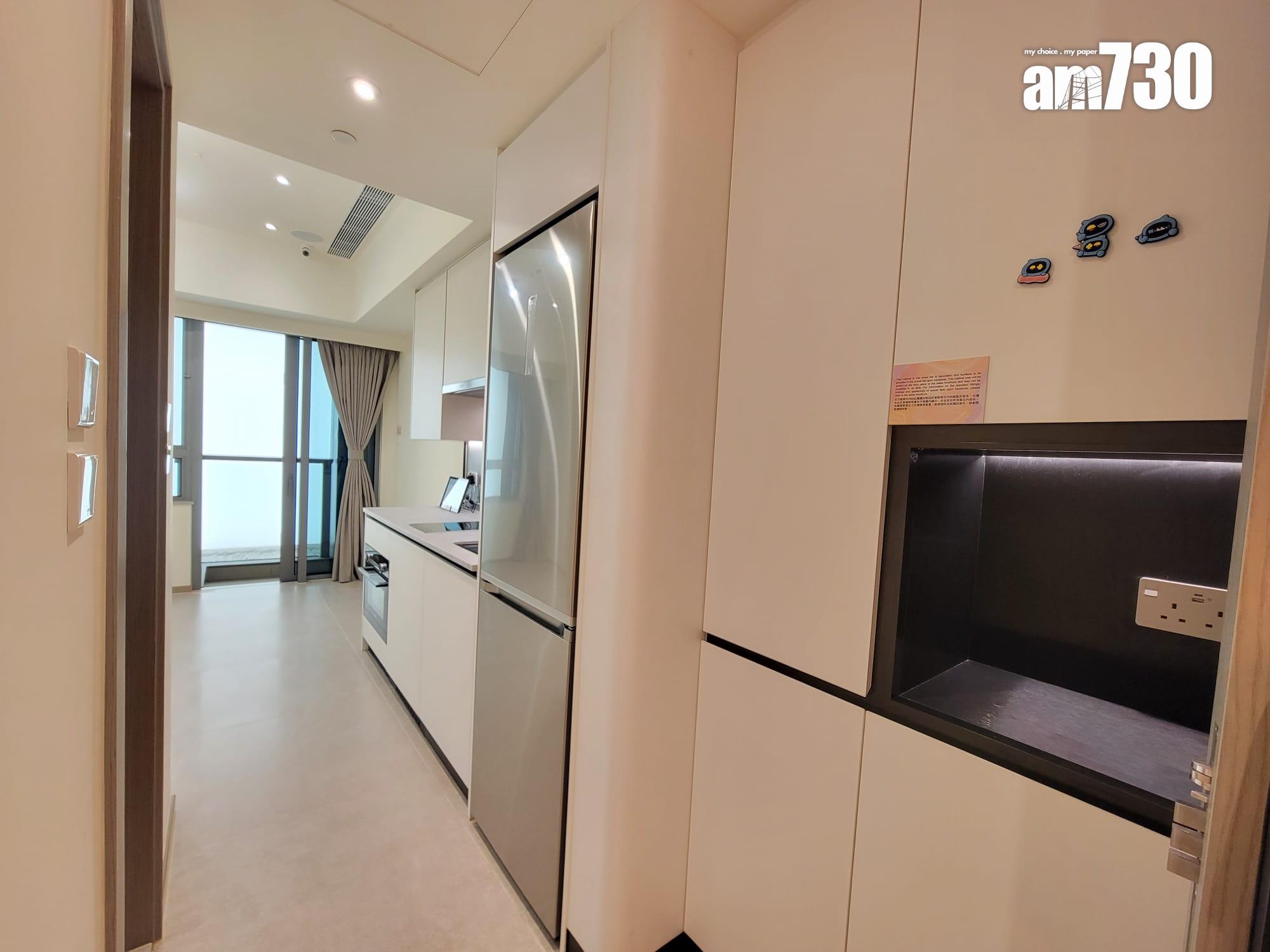 示範單位|NOVO LAND第2A期245方呎開放式 廚櫃設計雅緻大方且善用空間