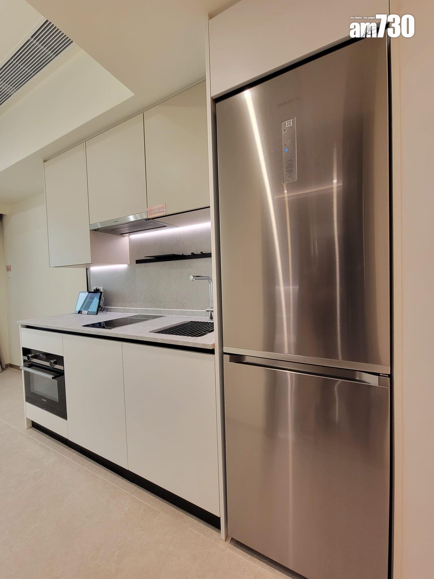 示範單位|NOVO LAND第2A期245方呎開放式 廚櫃設計雅緻大方且善用空間