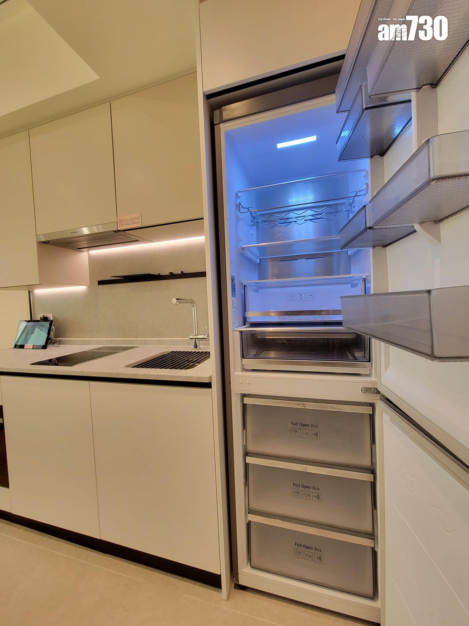 示範單位|NOVO LAND第2A期245方呎開放式 廚櫃設計雅緻大方且善用空間