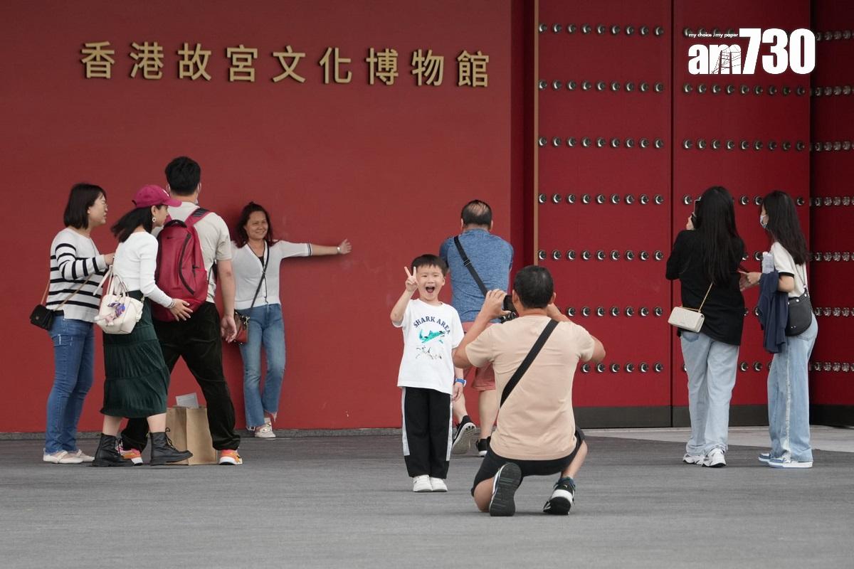 香港故宮文化博物館備受旅客歡迎。(李睿哲攝)