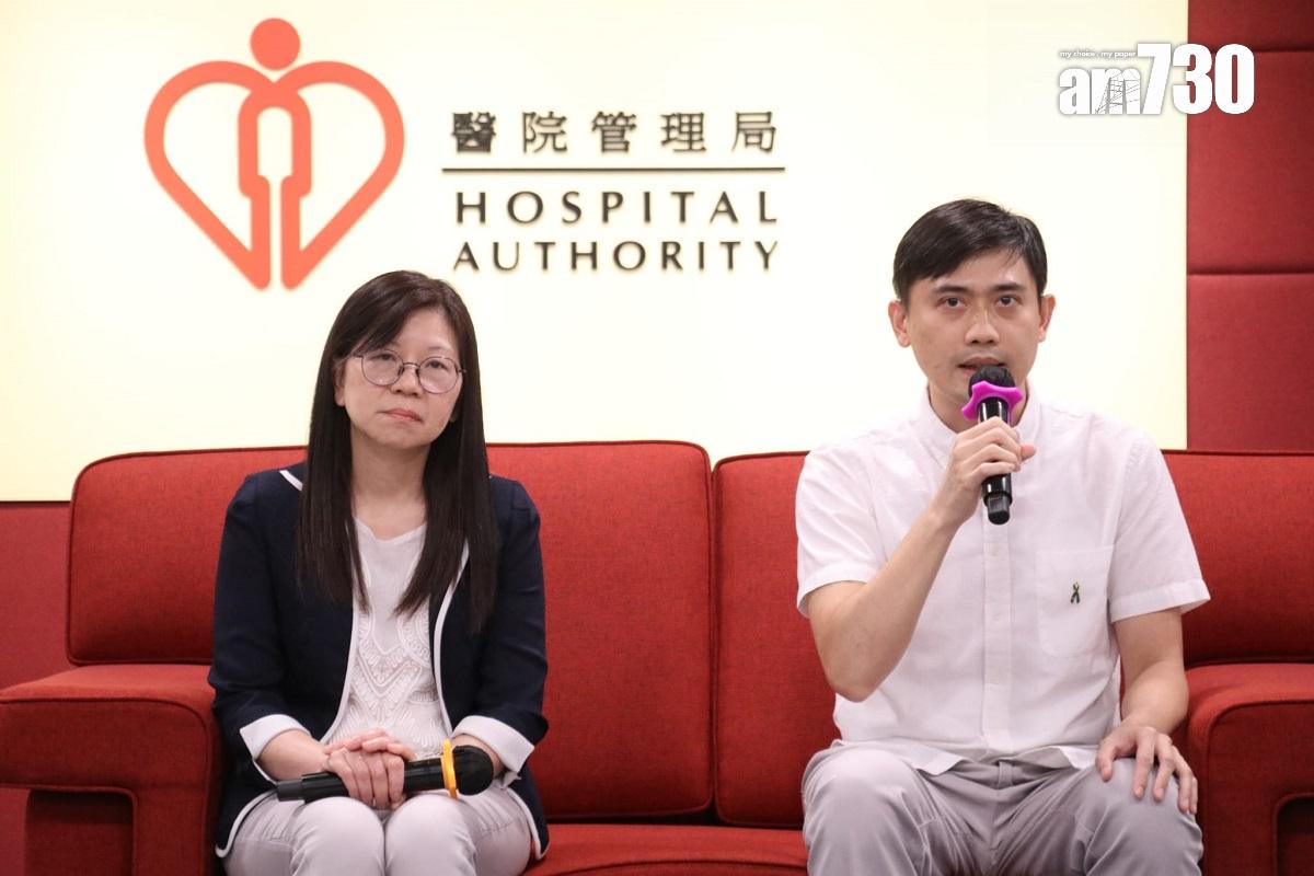 張淑雯(左)和梁宇添(右)呼籲市民,在世時應多與家人分享捐贈器官的意願。(林俊源攝)