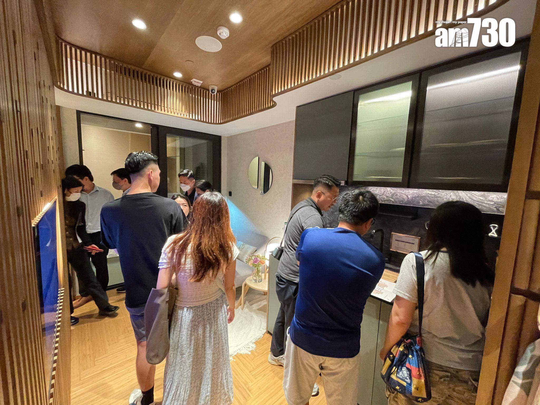 筲箕灣新盤|傲華示範單位3日累錄500人次參觀 港島東客源為主