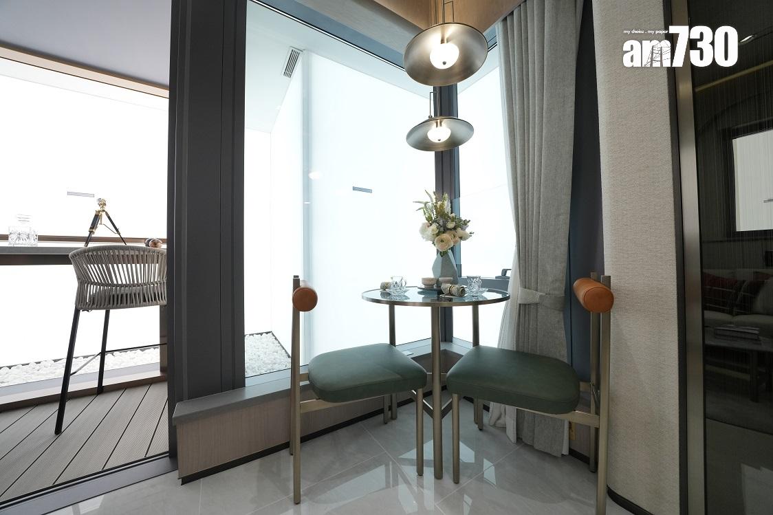 示範單位|鴨脷洲弦岸317方呎一房 打造復古航海空間 擁三合一特大露台(多圖)