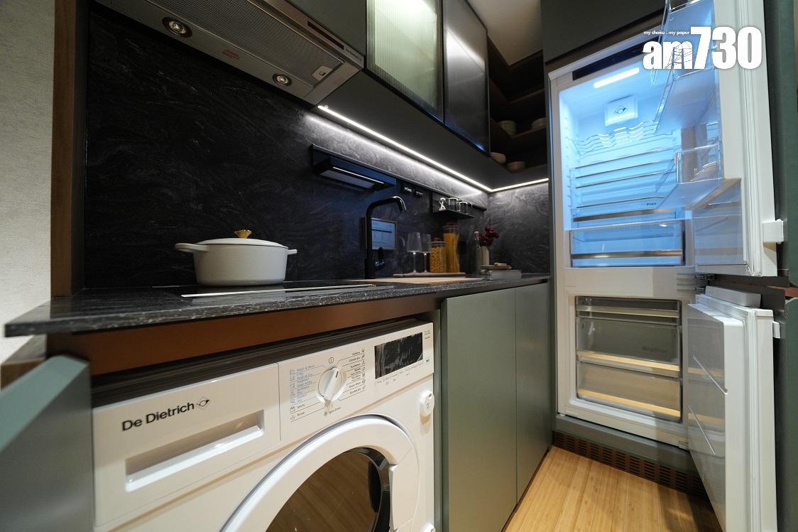 示範單位|筲箕灣新盤傲華324方呎連裝修一房 睡房採雙趟門設計 配時尚型格綠廚櫃(多圖)