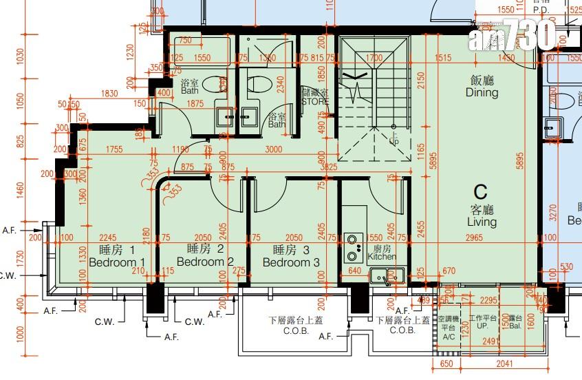 新盤樓書|筲箕灣傲華面積190至737方呎 標準戶主攻一房