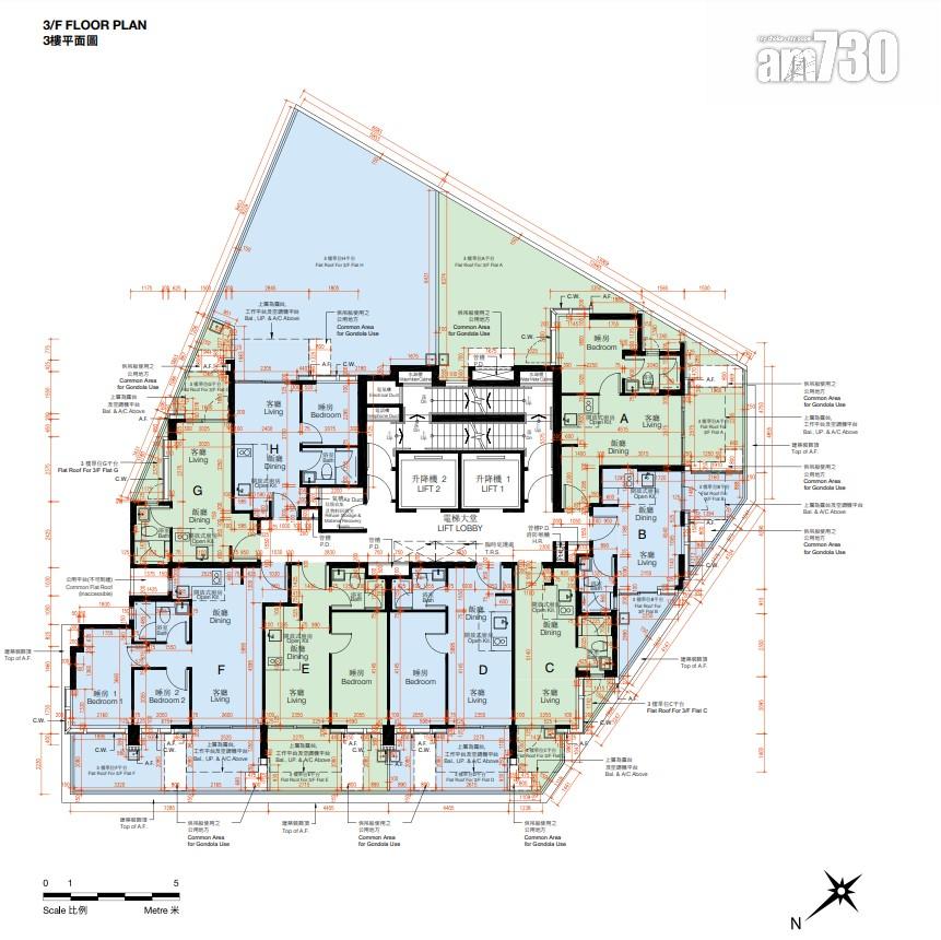 新盤樓書|筲箕灣傲華面積190至737方呎 標準戶主攻一房