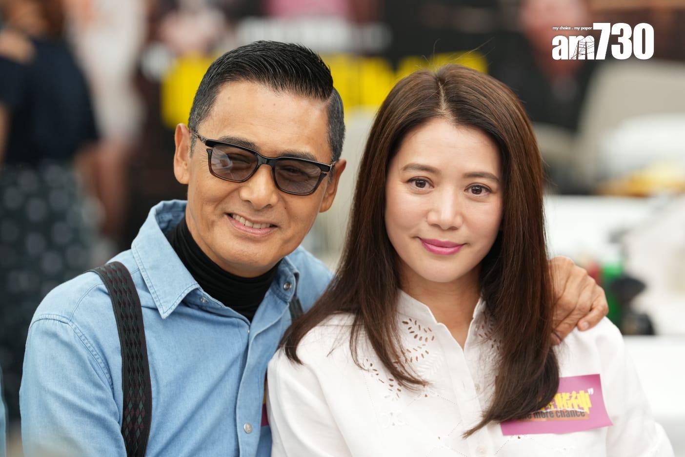 發哥跟靚靚合作愉快,笑言下次要開拍一套《兩人瘋癲》。