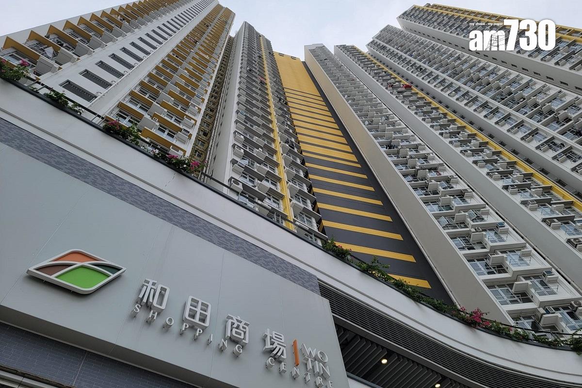 和田邨和喜樓一個單位被閃電劈中。(鍾式明攝)