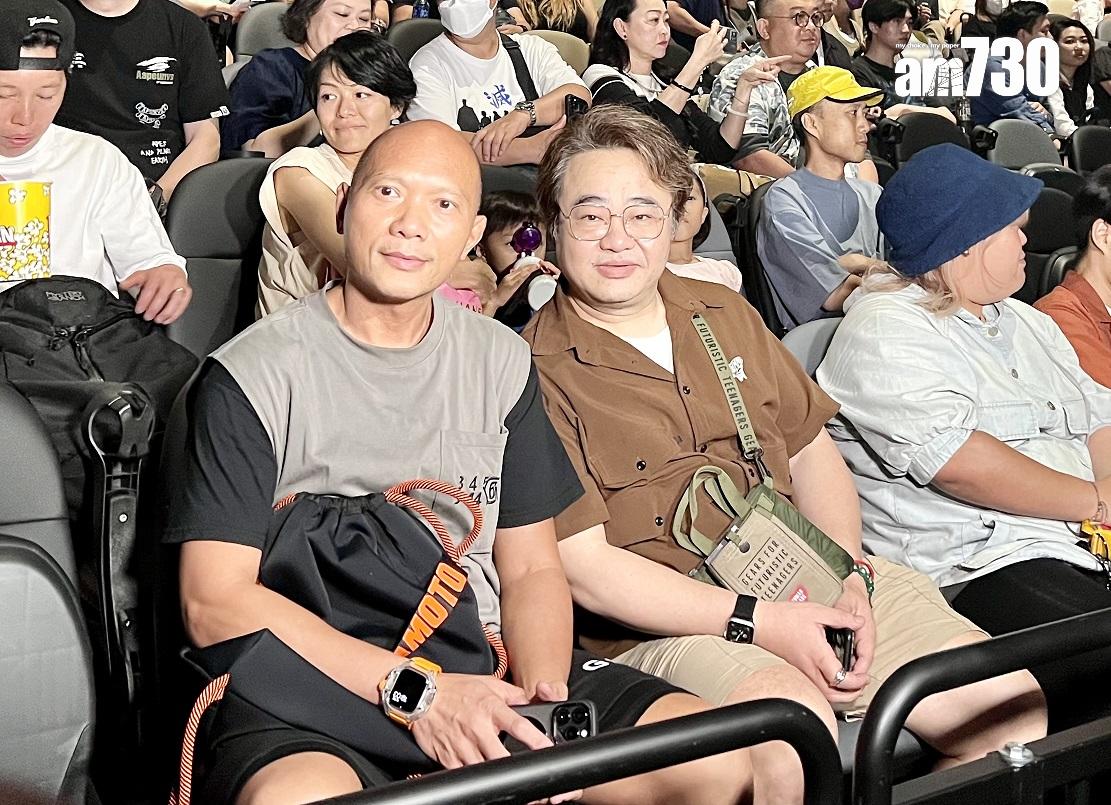 鬼王潘紹聰亦有到場支持鄭中基。