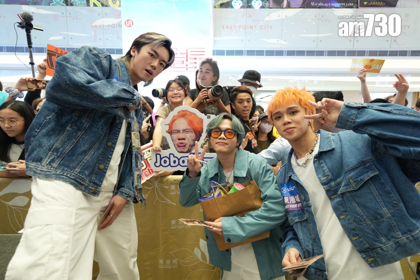 希晉、Taco與KC同樣以獨特才藝躋身10強。 (陳奕釗攝)