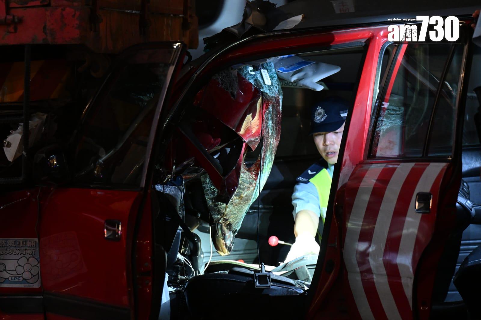 告士打道晚上發生致命交通意外。(陳奕釗攝)