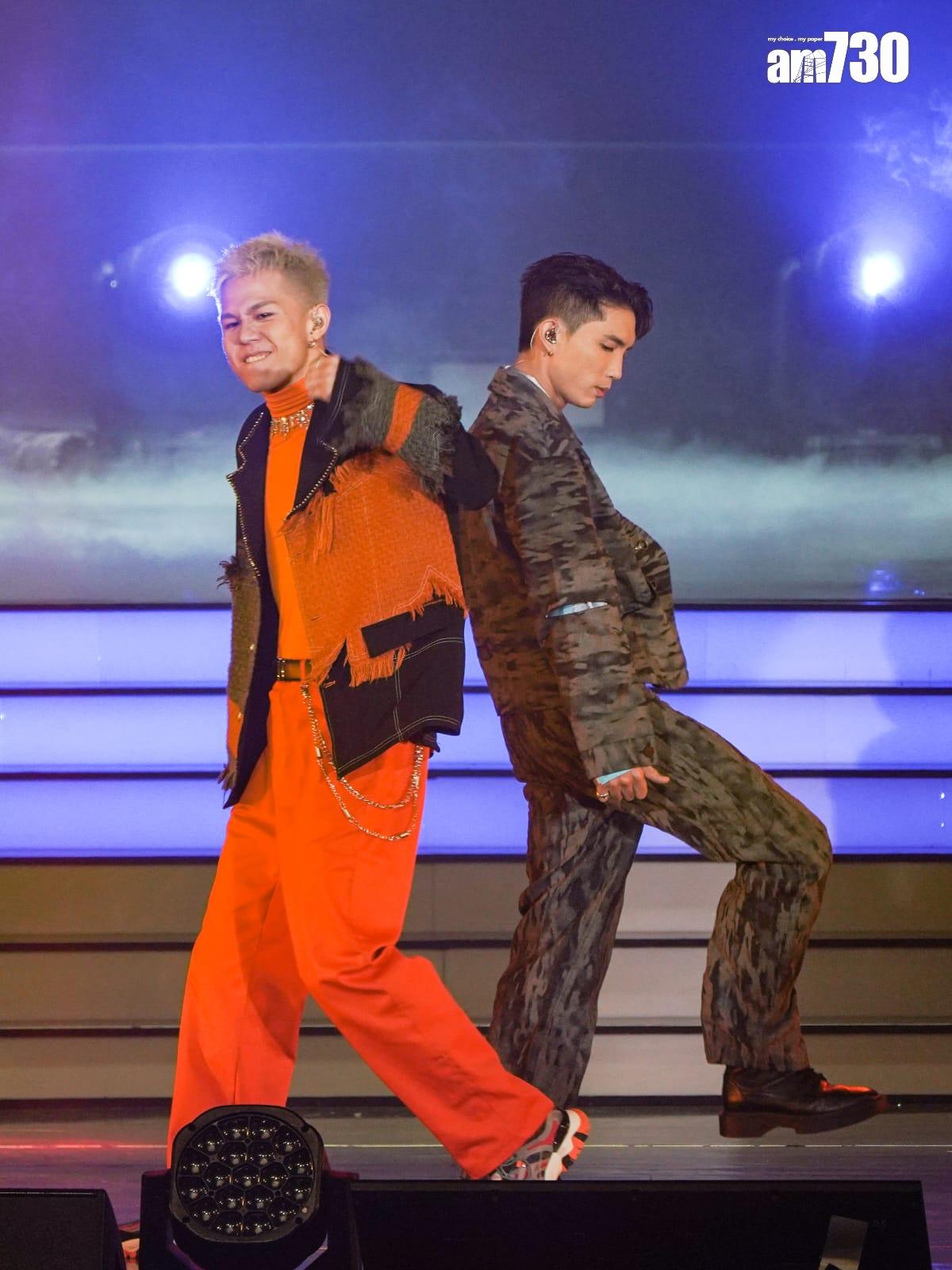 Tsoul跟Lokman一同站台,聯手跳唱《Industry Baby》。