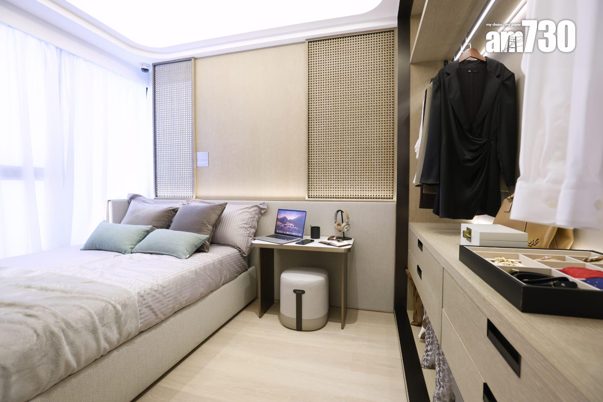 示範單位|滙都I連裝修經改動兩房 客飯廳長逾5米 特色牆別具風格(多圖)