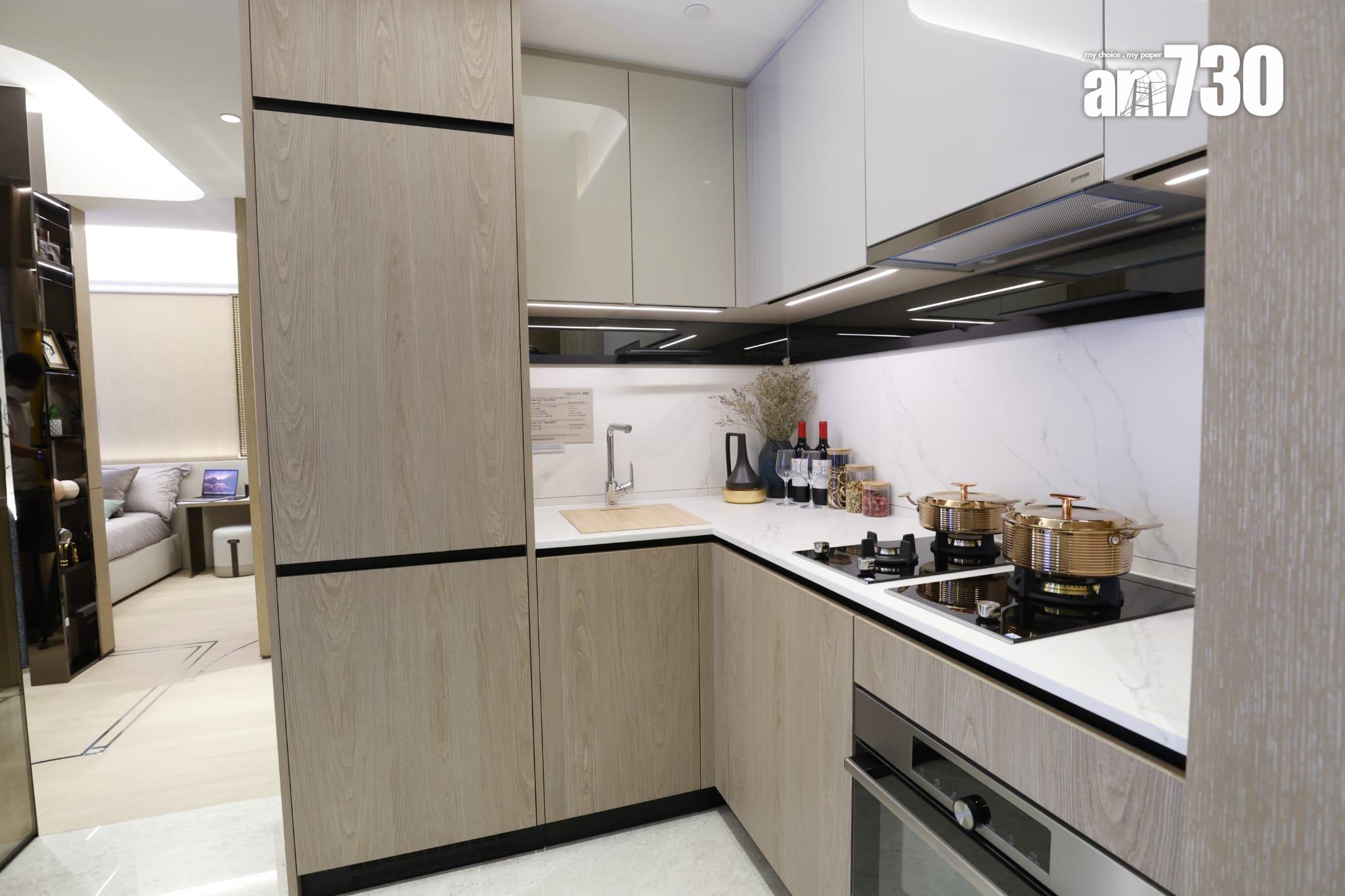 示範單位|滙都I連裝修經改動兩房 客飯廳長逾5米 特色牆別具風格(多圖)