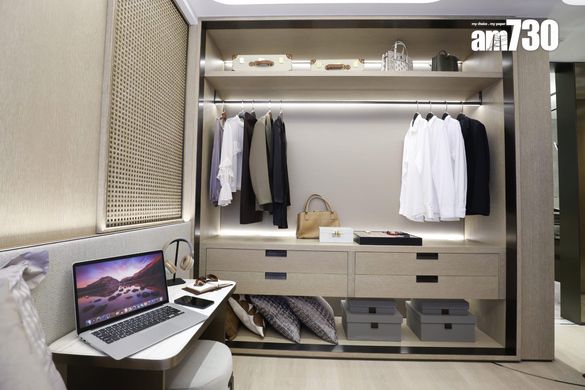 示範單位|滙都I連裝修經改動兩房 客飯廳長逾5米 特色牆別具風格(多圖)