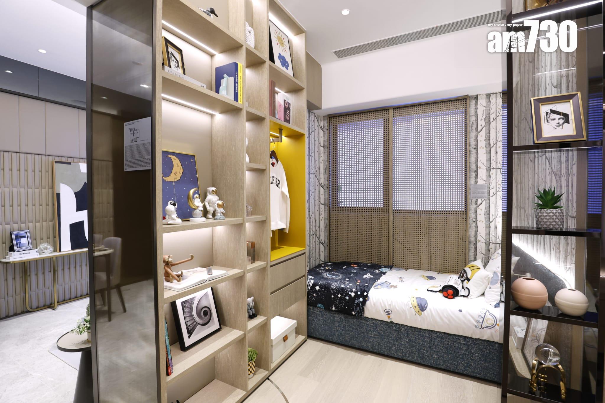 示範單位|滙都I連裝修經改動兩房 客飯廳長逾5米 特色牆別具風格(多圖)