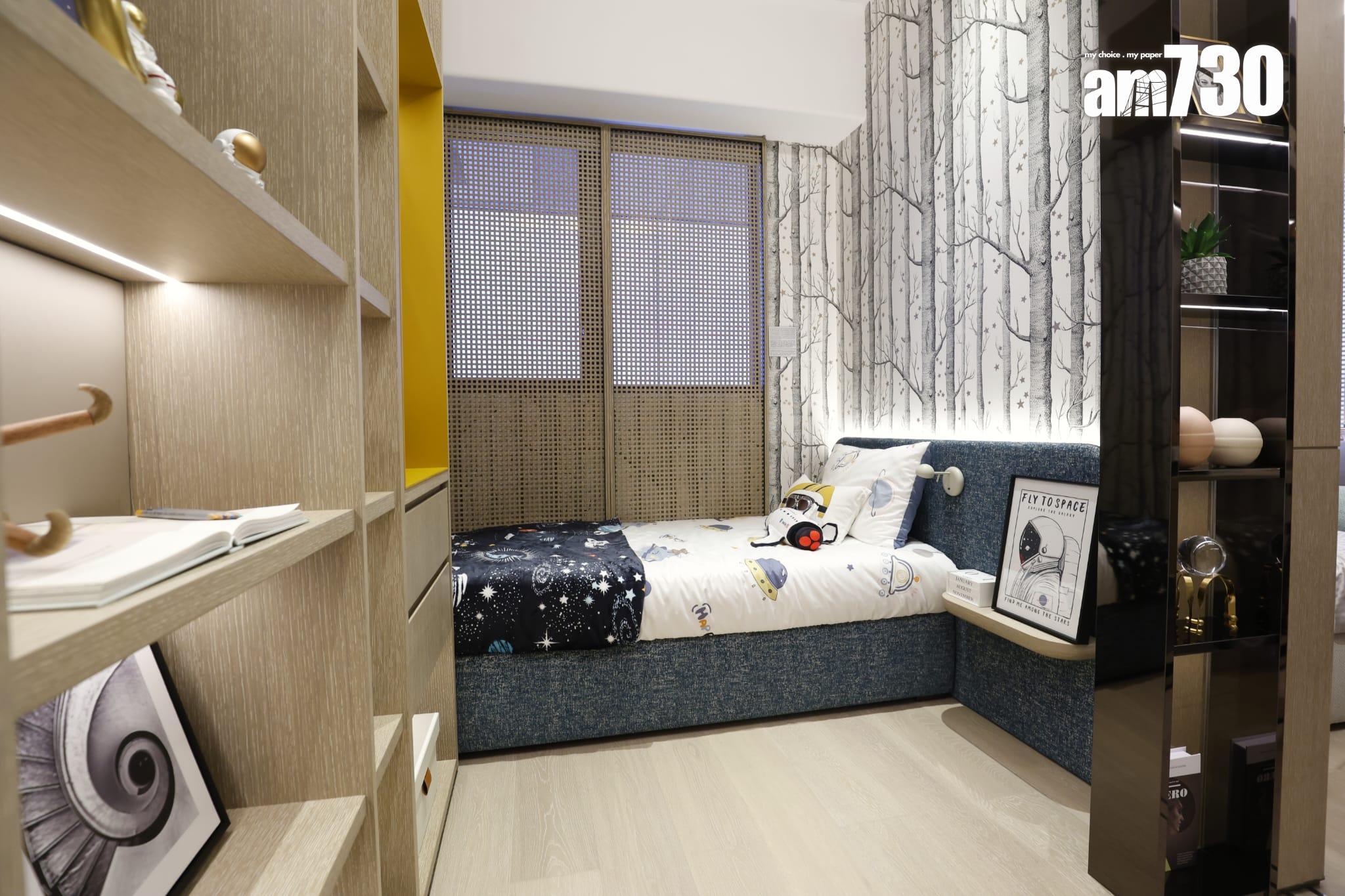 示範單位|滙都I連裝修經改動兩房 客飯廳長逾5米 特色牆別具風格(多圖)