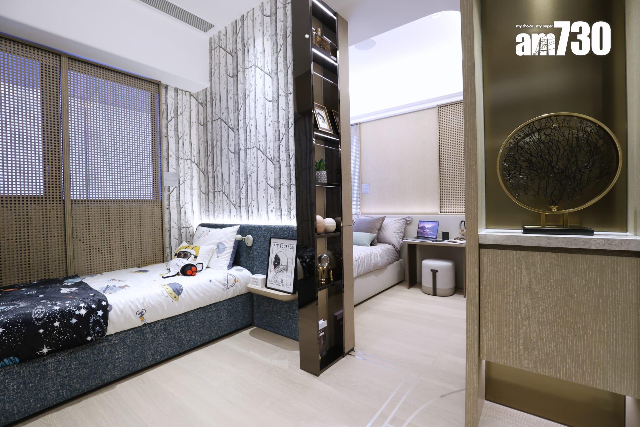 示範單位|滙都I連裝修經改動兩房 客飯廳長逾5米 特色牆別具風格(多圖)