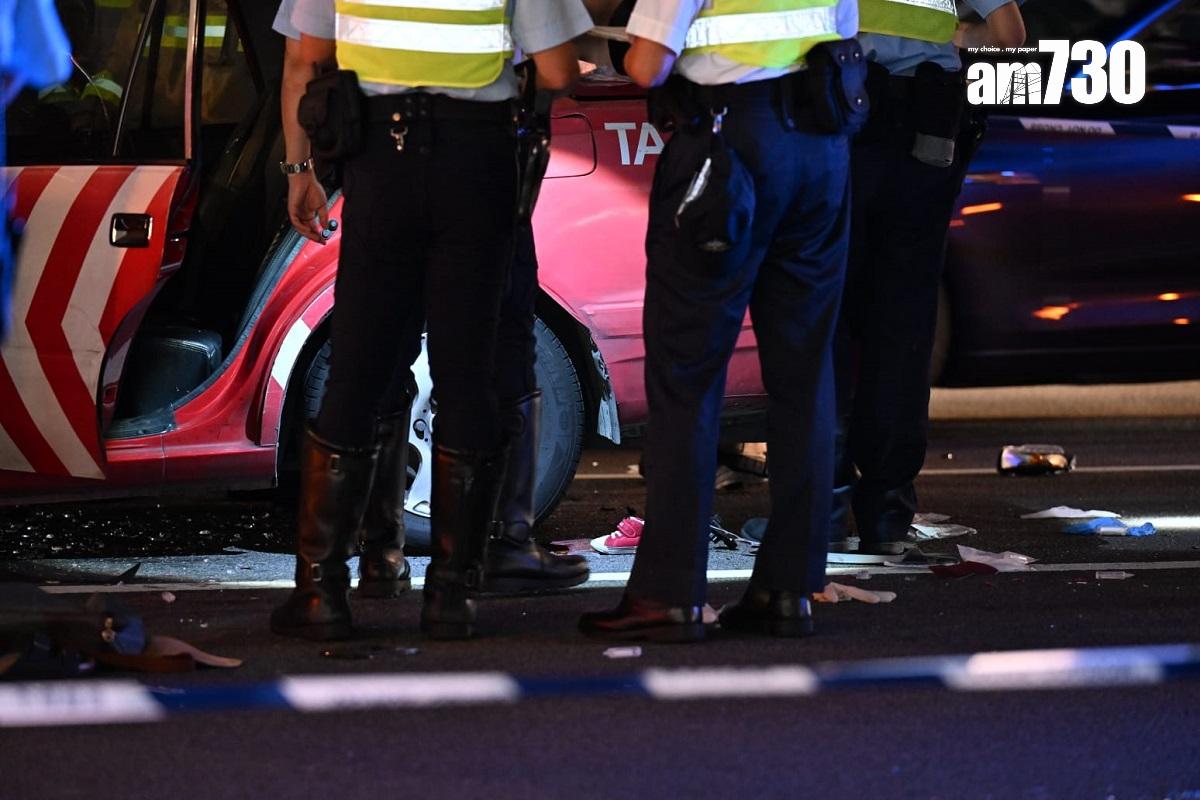 告士打道晚上發生致命交通意外。(陳奕釗攝)