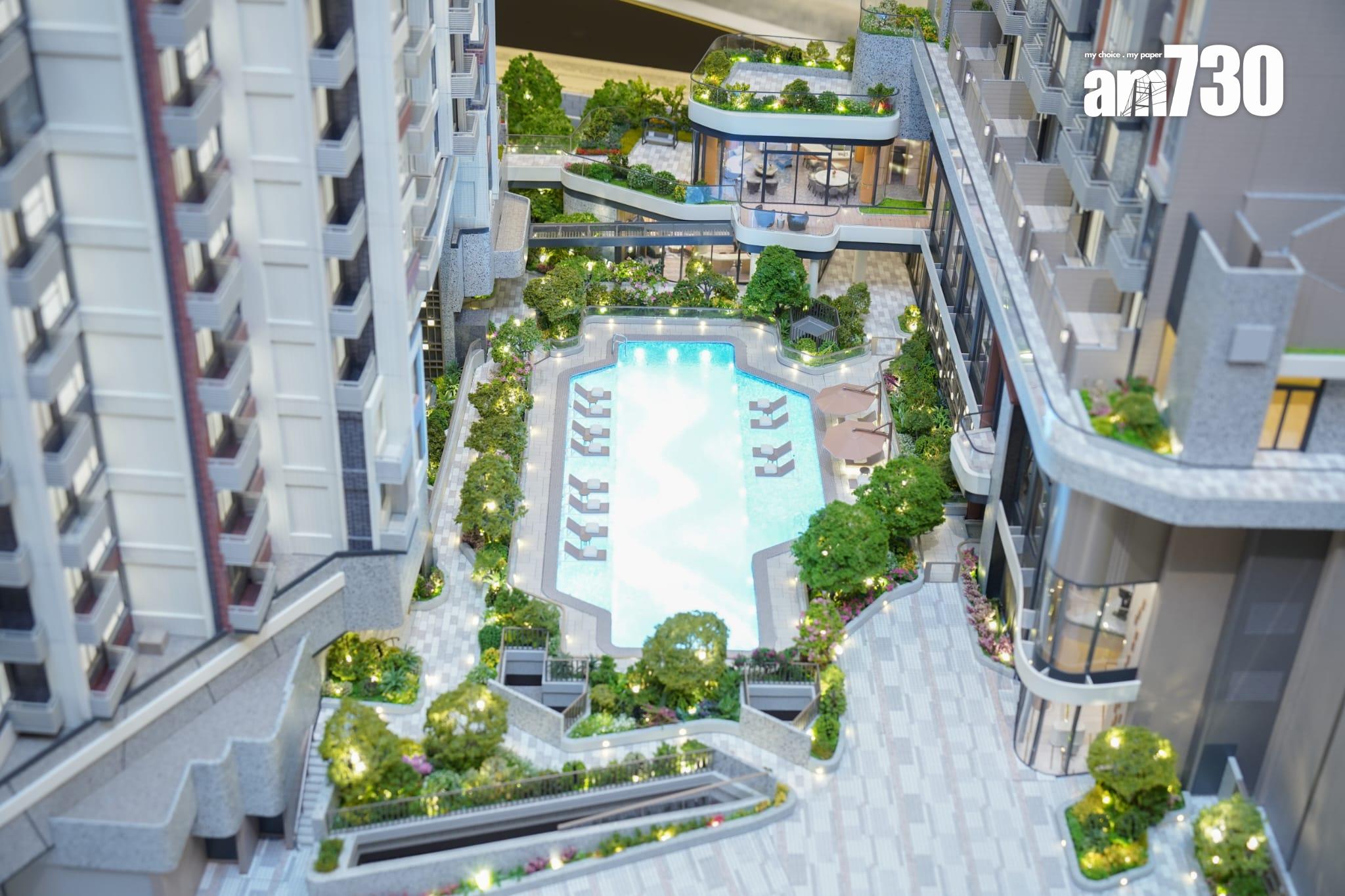 示範單位|親海駅II連裝修兩房 簡約侘寂系風格設計 客廳寬敞放大空間感|多圖