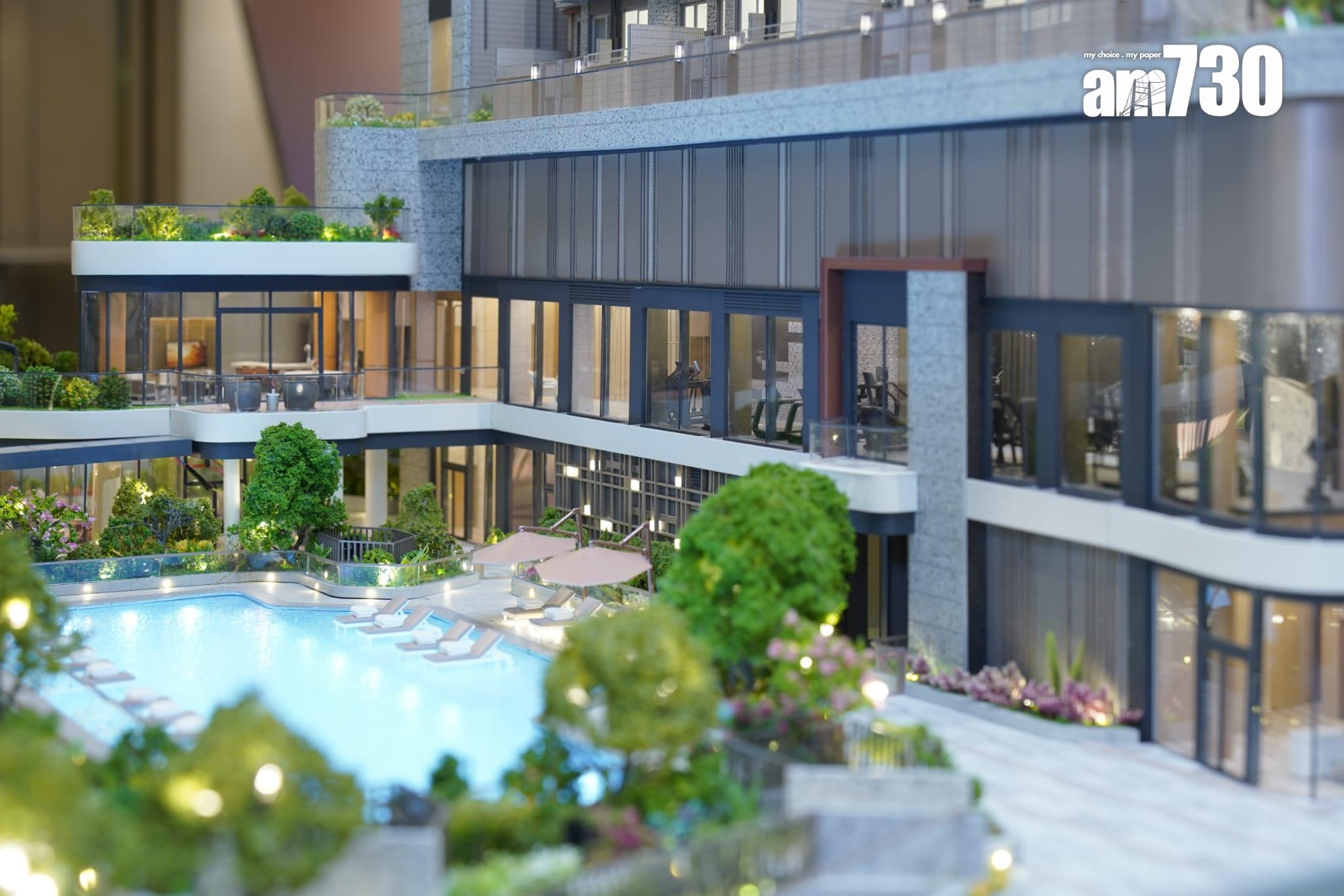 示範單位|親海駅II連裝修兩房 簡約侘寂系風格設計 客廳寬敞放大空間感|多圖