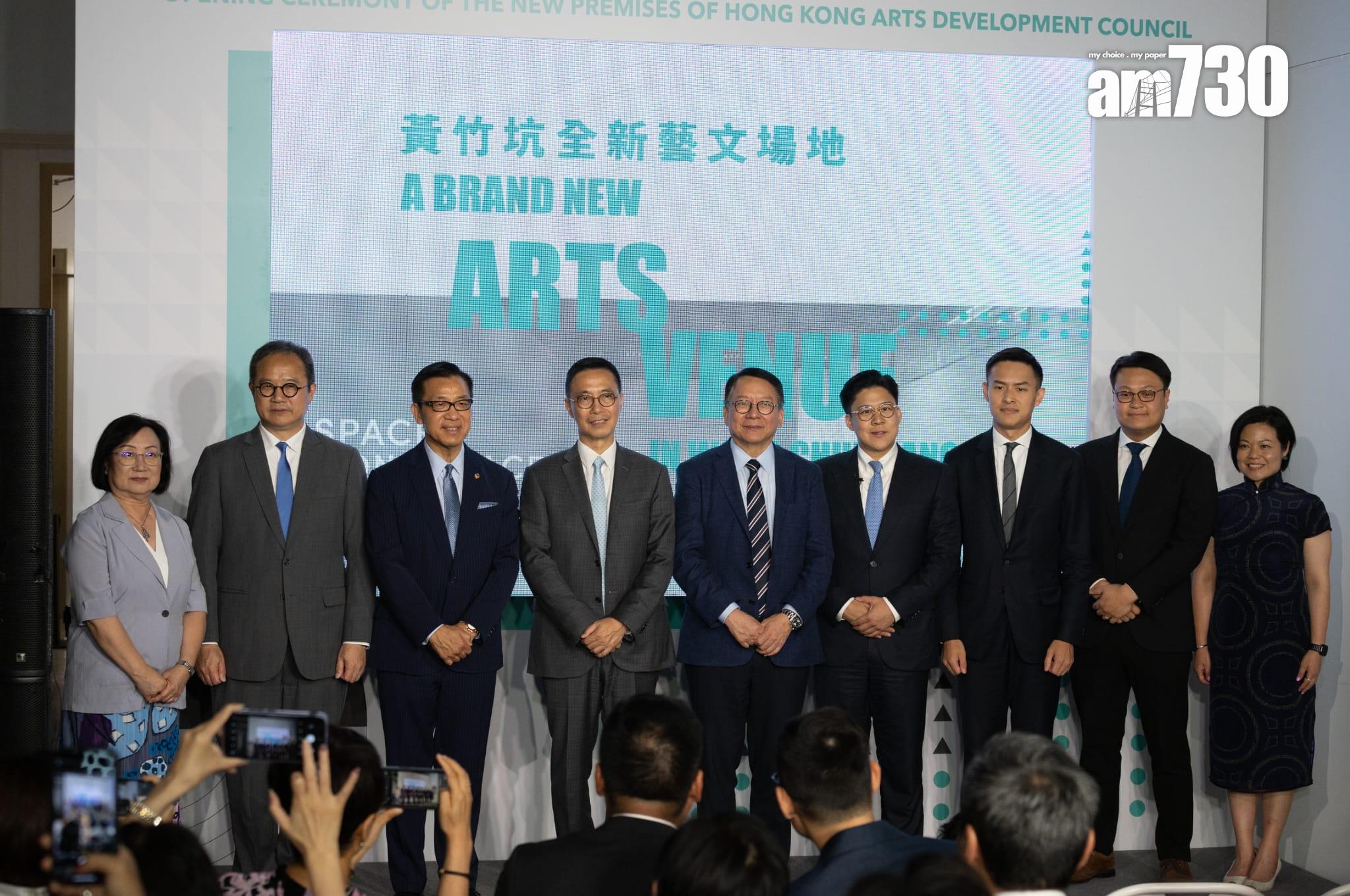 香港藝術發展局進駐黃竹坑 陳國基:日後將成藝術文化界新地標 (蘇文傑攝)