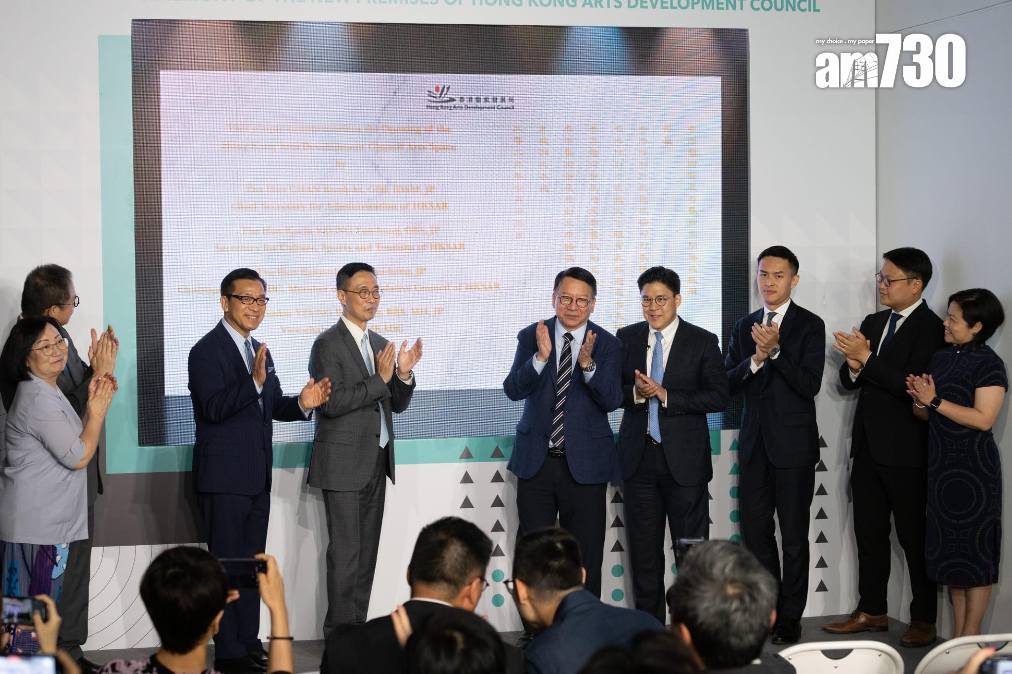 香港藝術發展局進駐黃竹坑 陳國基:日後將成藝術文化界新地標 (蘇文傑攝)