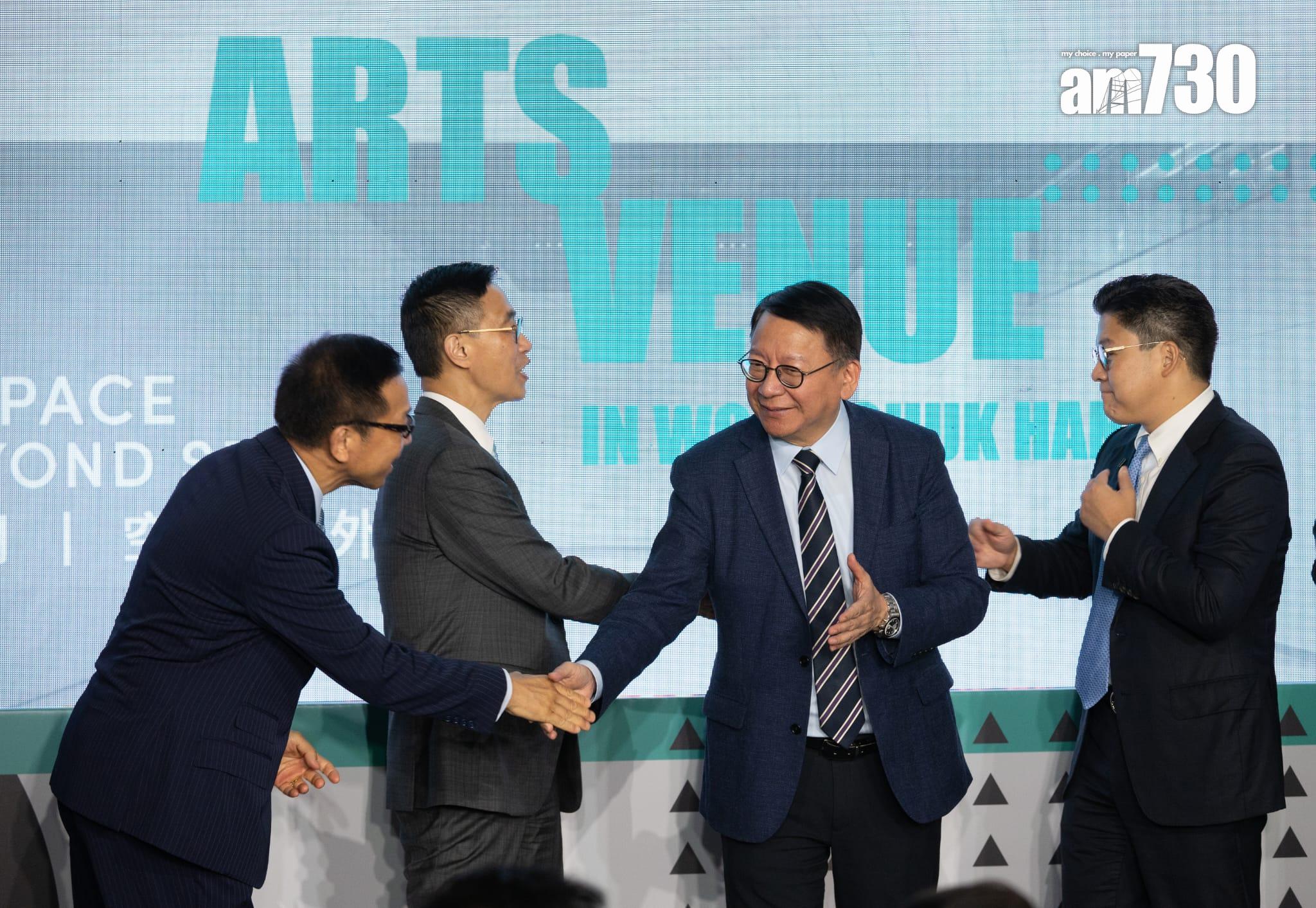 香港藝術發展局進駐黃竹坑 陳國基:日後將成藝術文化界新地標 (蘇文傑攝)