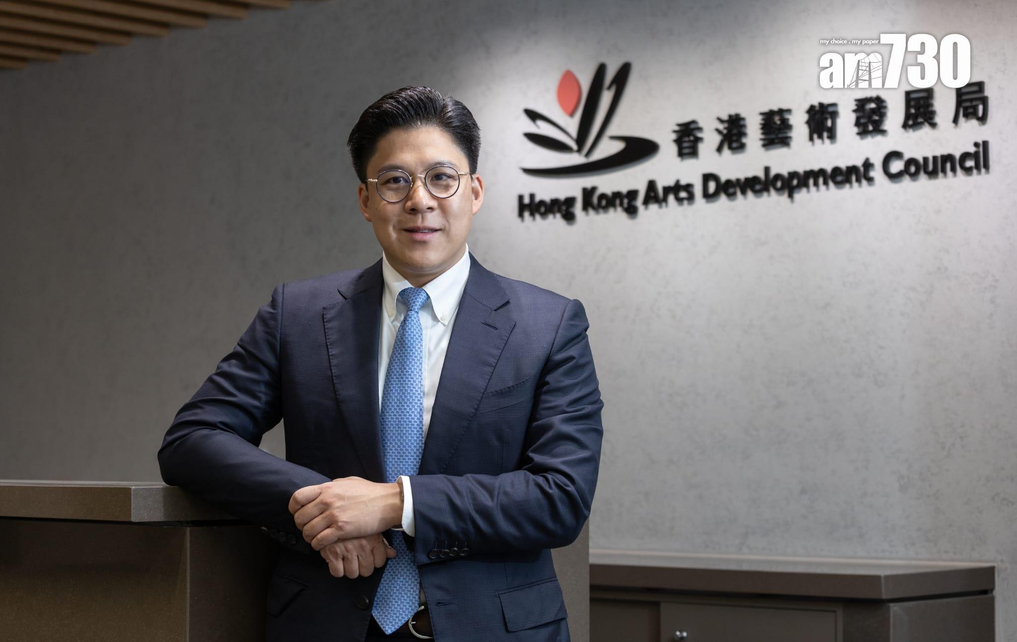 霍啟剛:藝發局將擔當「領頭羊」 (蘇文傑攝)