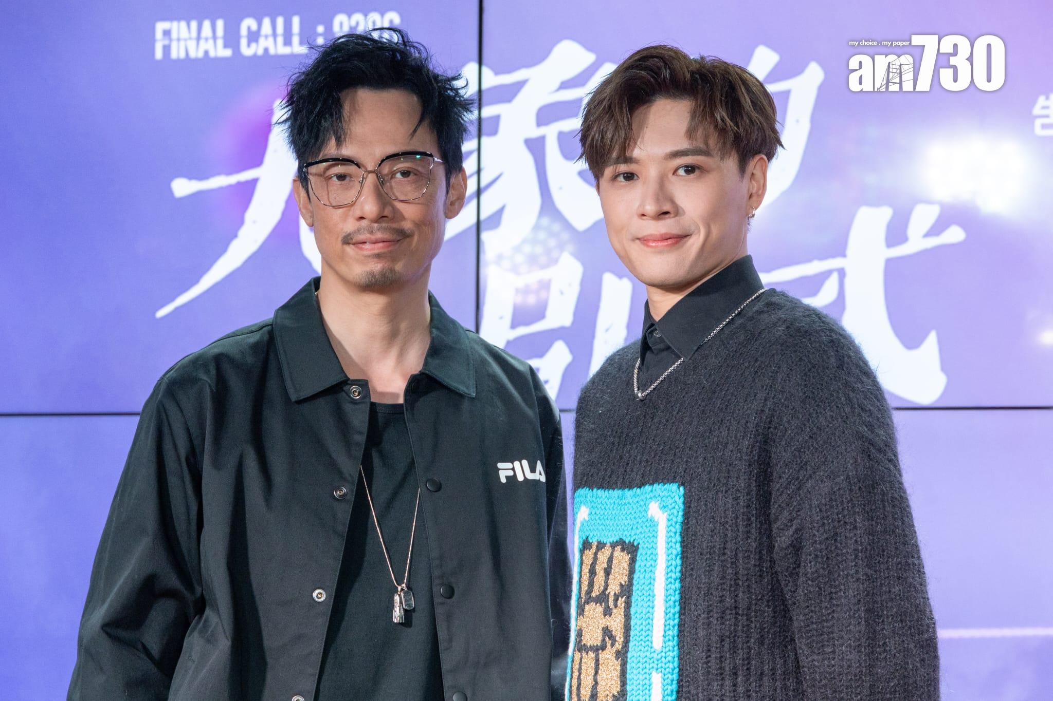 音樂劇《大象的告別式》團隊今日舉行發布會。 (蘇文傑攝)