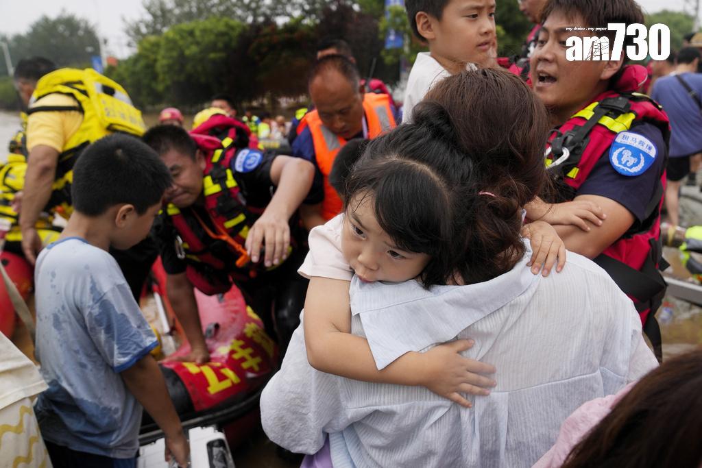 北京暴雨|河北涿州災情嚴重。(美聯社)