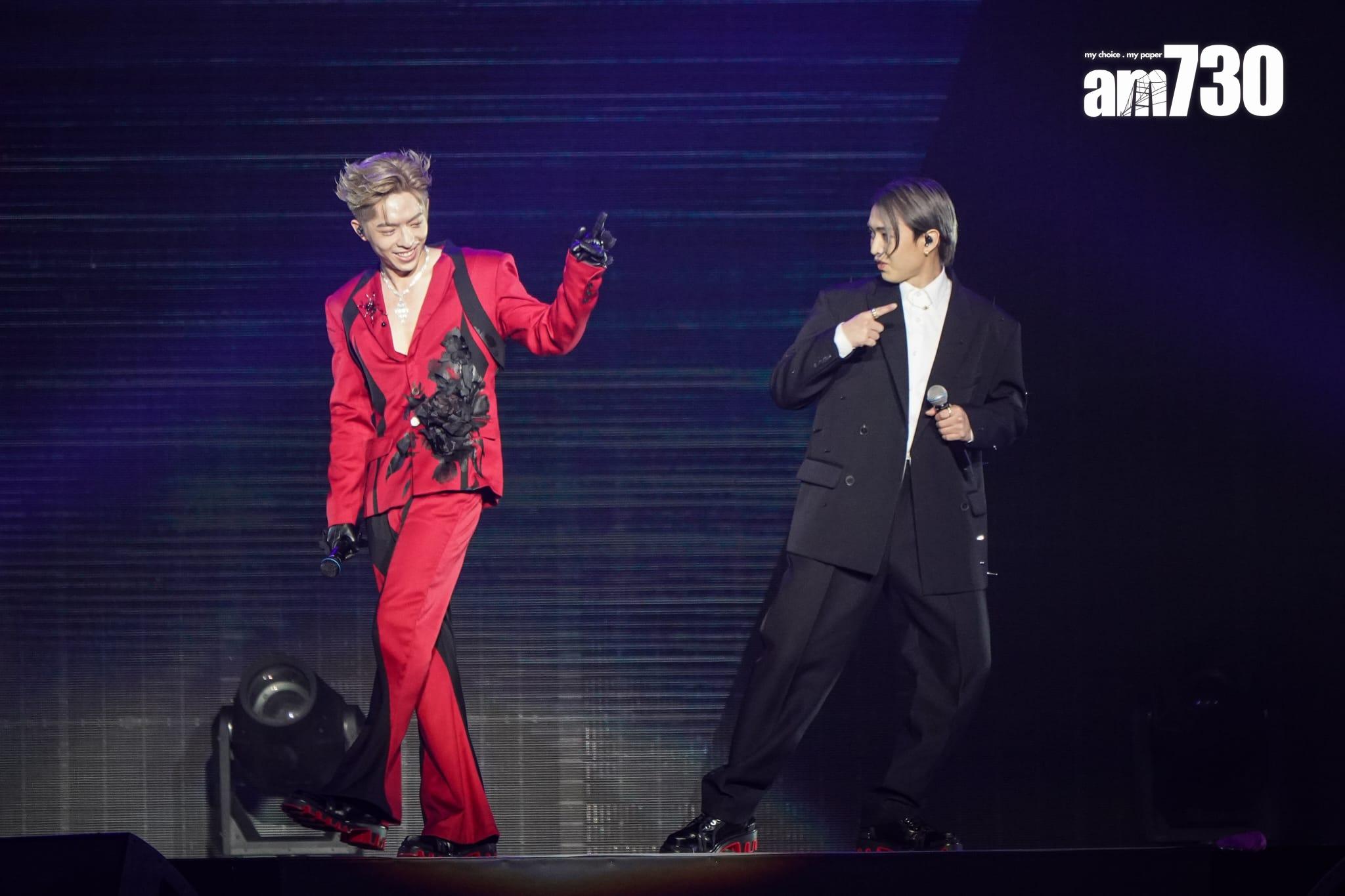 Jer柳應廷擔任Edan演唱會頭場嘉賓,Jerdan合體為fans送驚喜。(李睿哲攝)