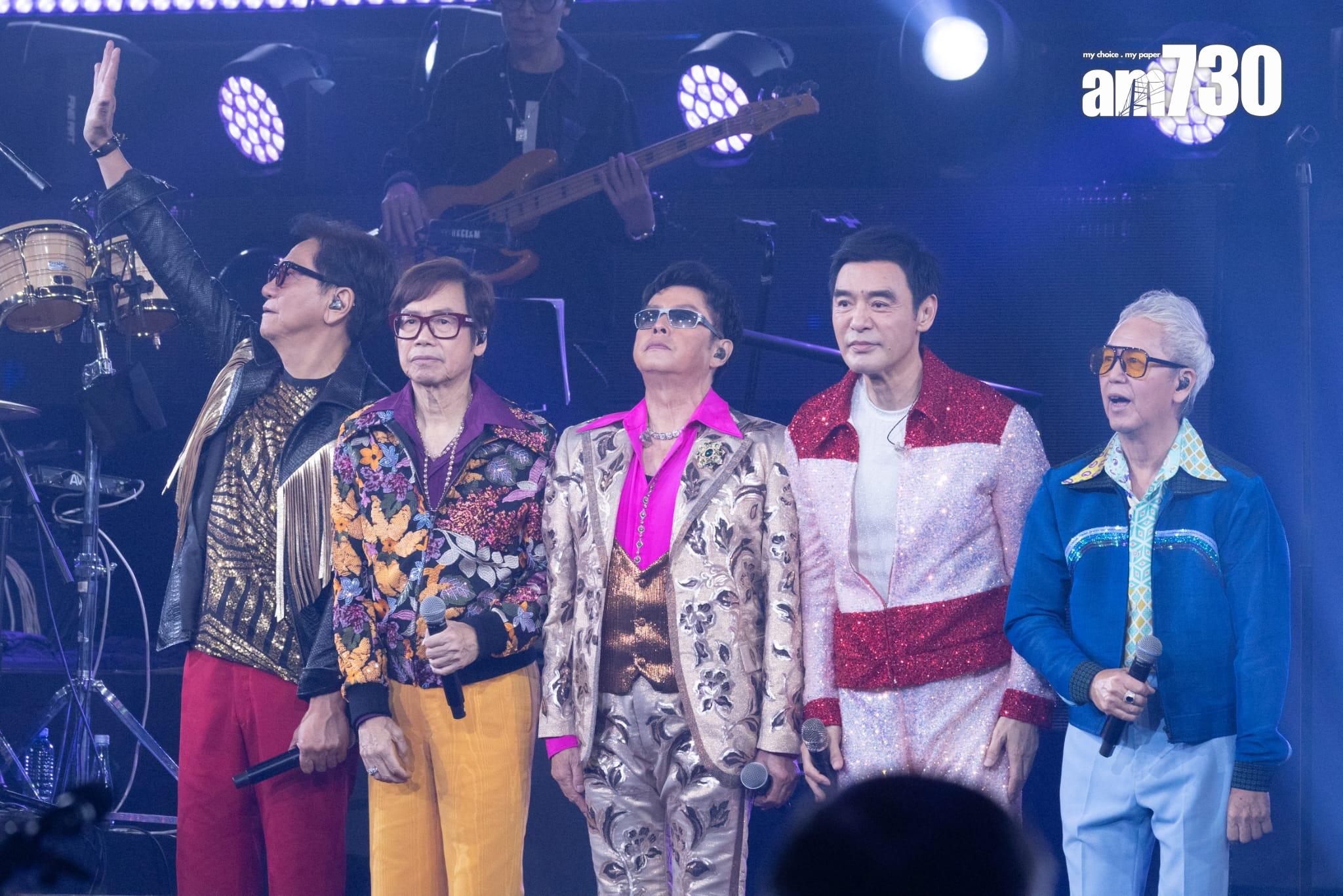 《溫拿情不變說再見演唱會》尾場。(蘇文傑攝)