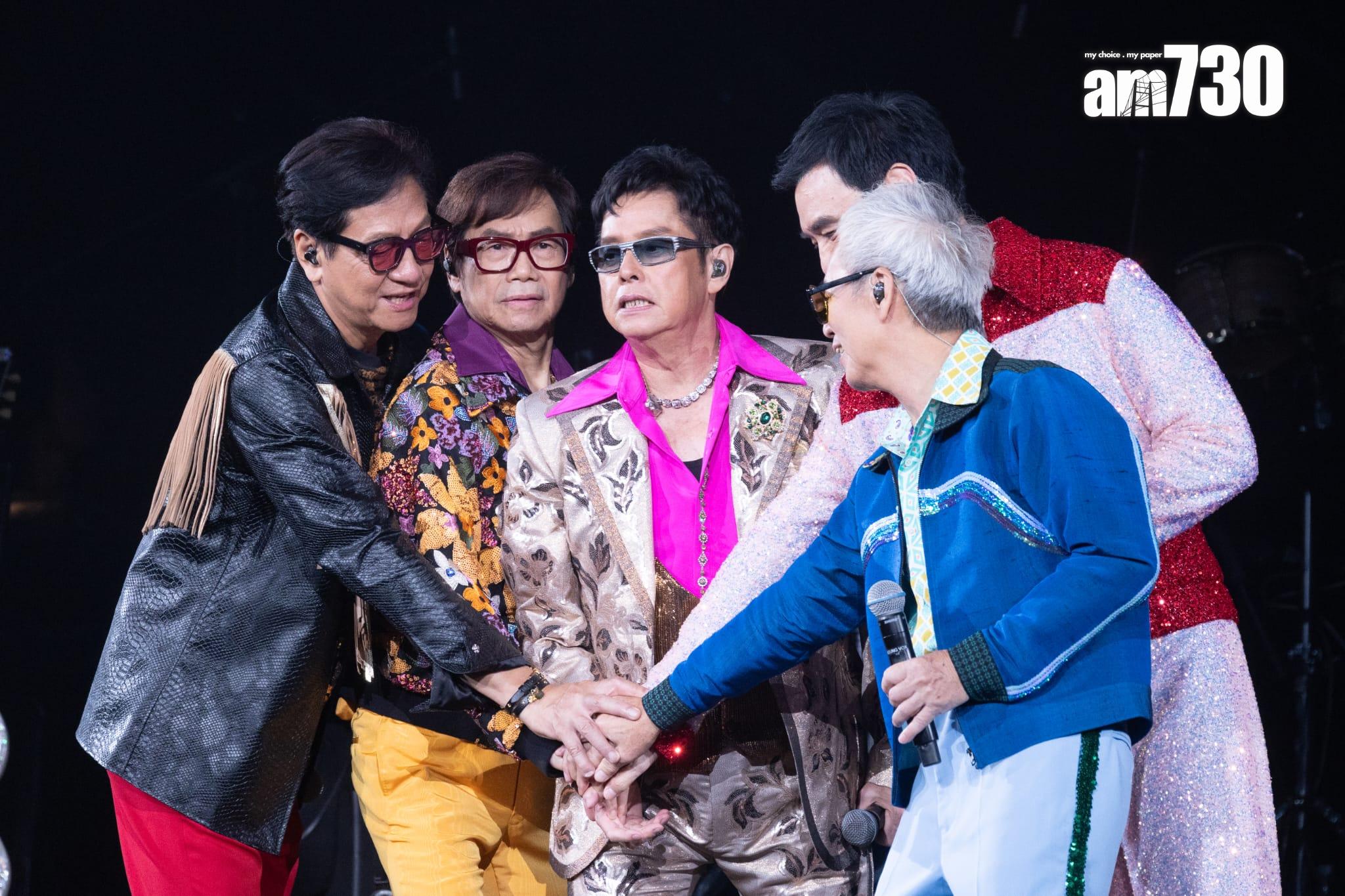 《溫拿情不變說再見演唱會》尾場。(蘇文傑攝)