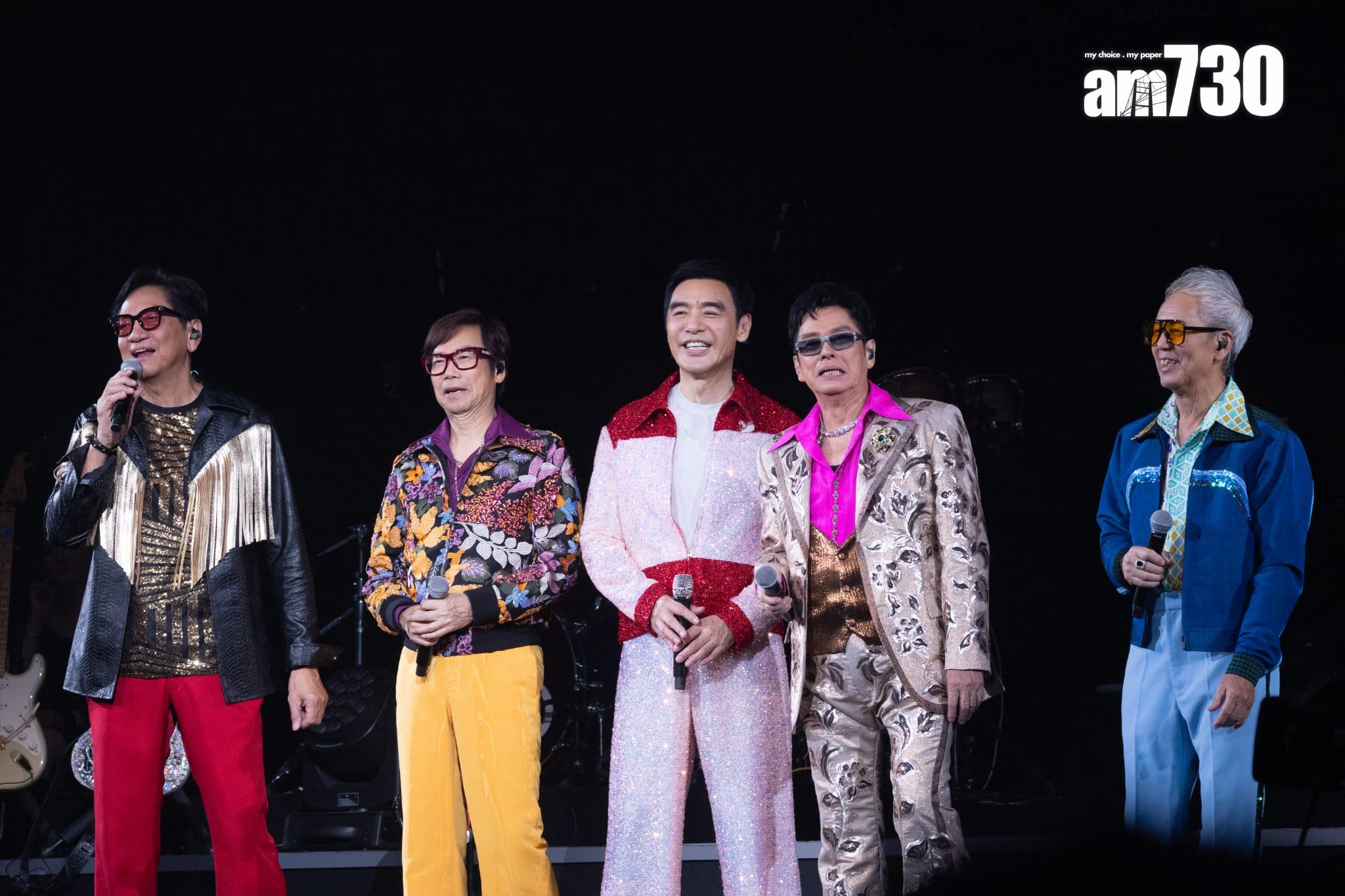 《溫拿情不變說再見演唱會》尾場。(蘇文傑攝)