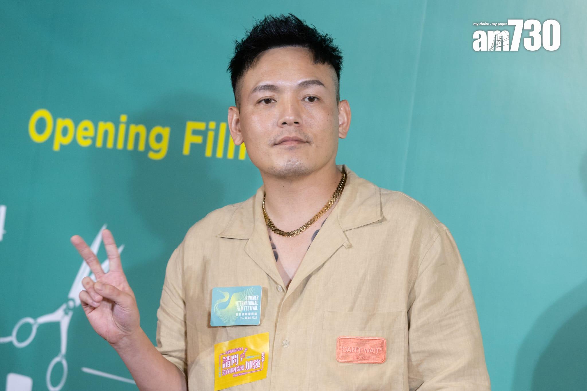 春風首次把九把刀電影《請問,還有哪裡需要加強》,直言對票房有壓力。(蘇文傑攝)