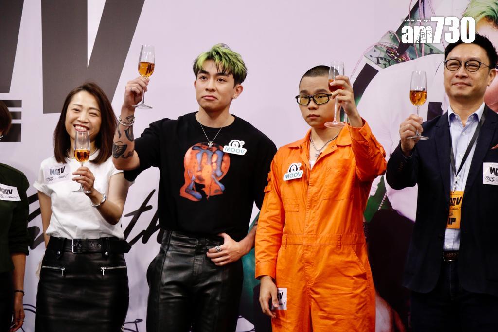 Tyson 與Gareth. T出席《:MOOV LIVE TYSON YOSHI x GARETH.T》記者會。