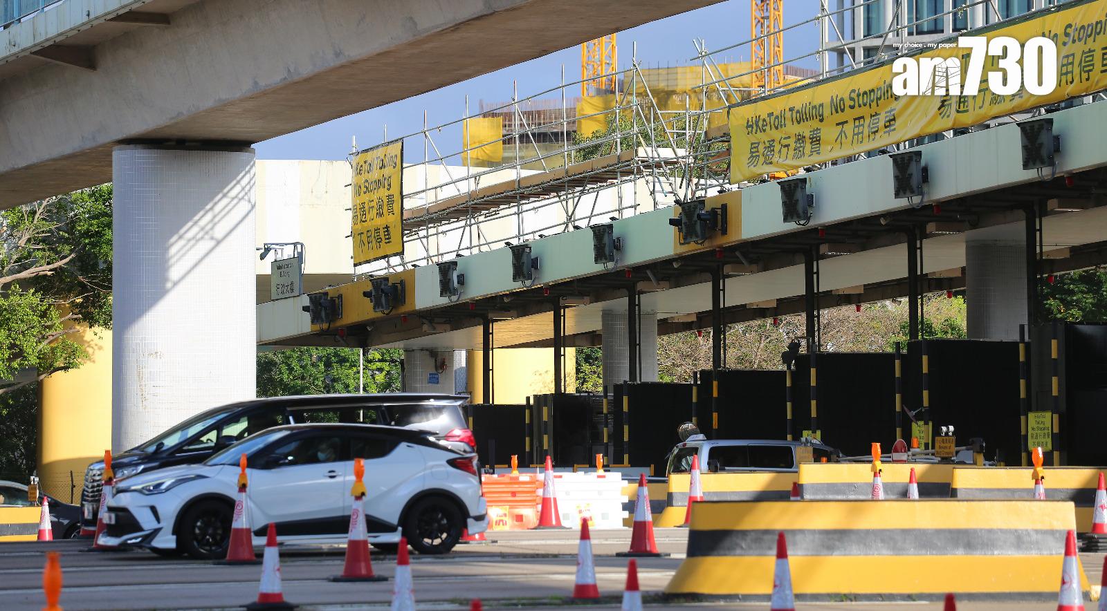 西區海底隧道8月6日推行「易通行」不停車繳費。(董立華攝)