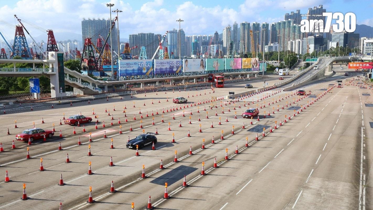 西區海底隧道8月6日推行「易通行」不停車繳費。(董立華攝)