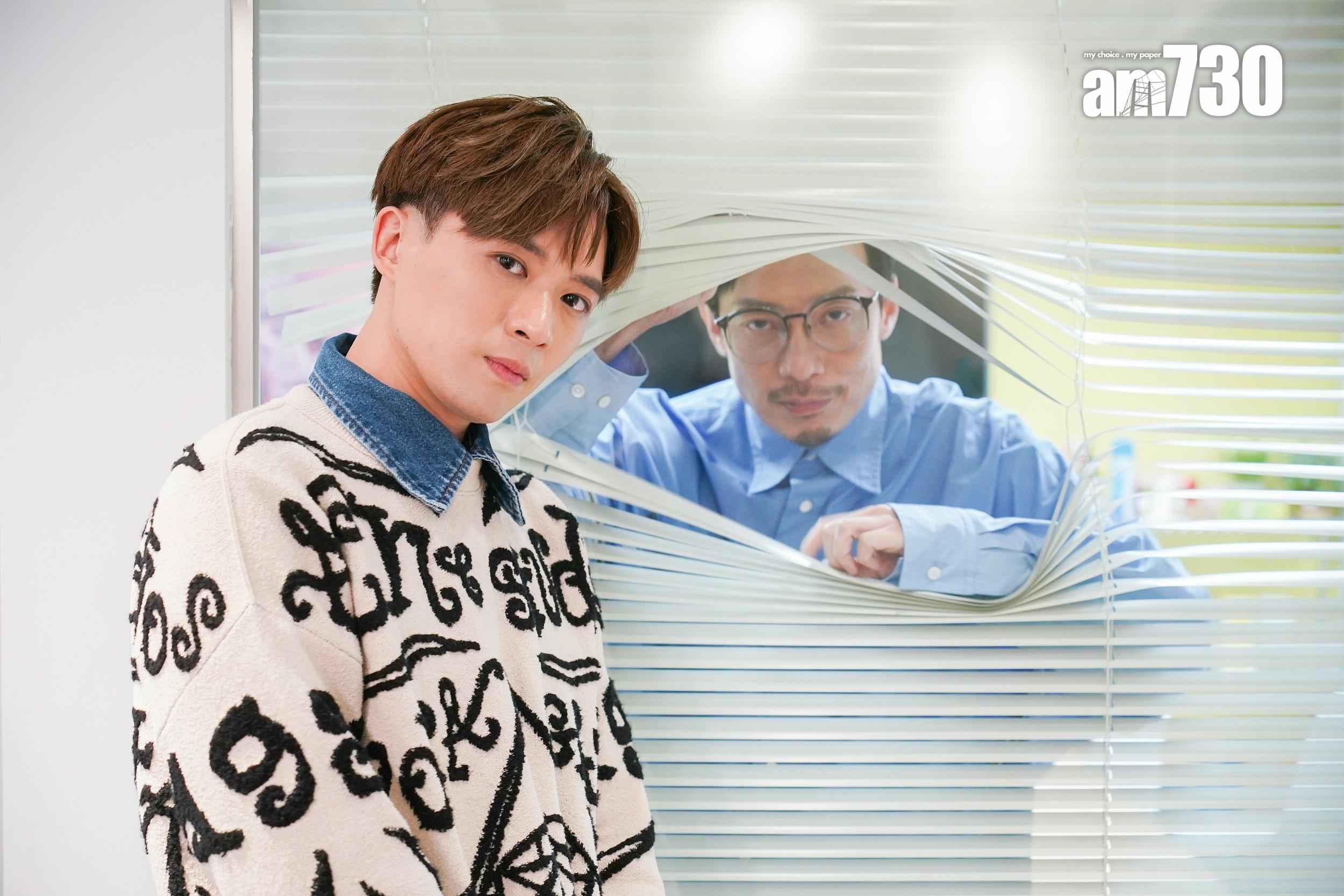 Frankie@MIRROR夥拍強尼首演音樂劇 《大象的告別式》。(李睿哲攝)