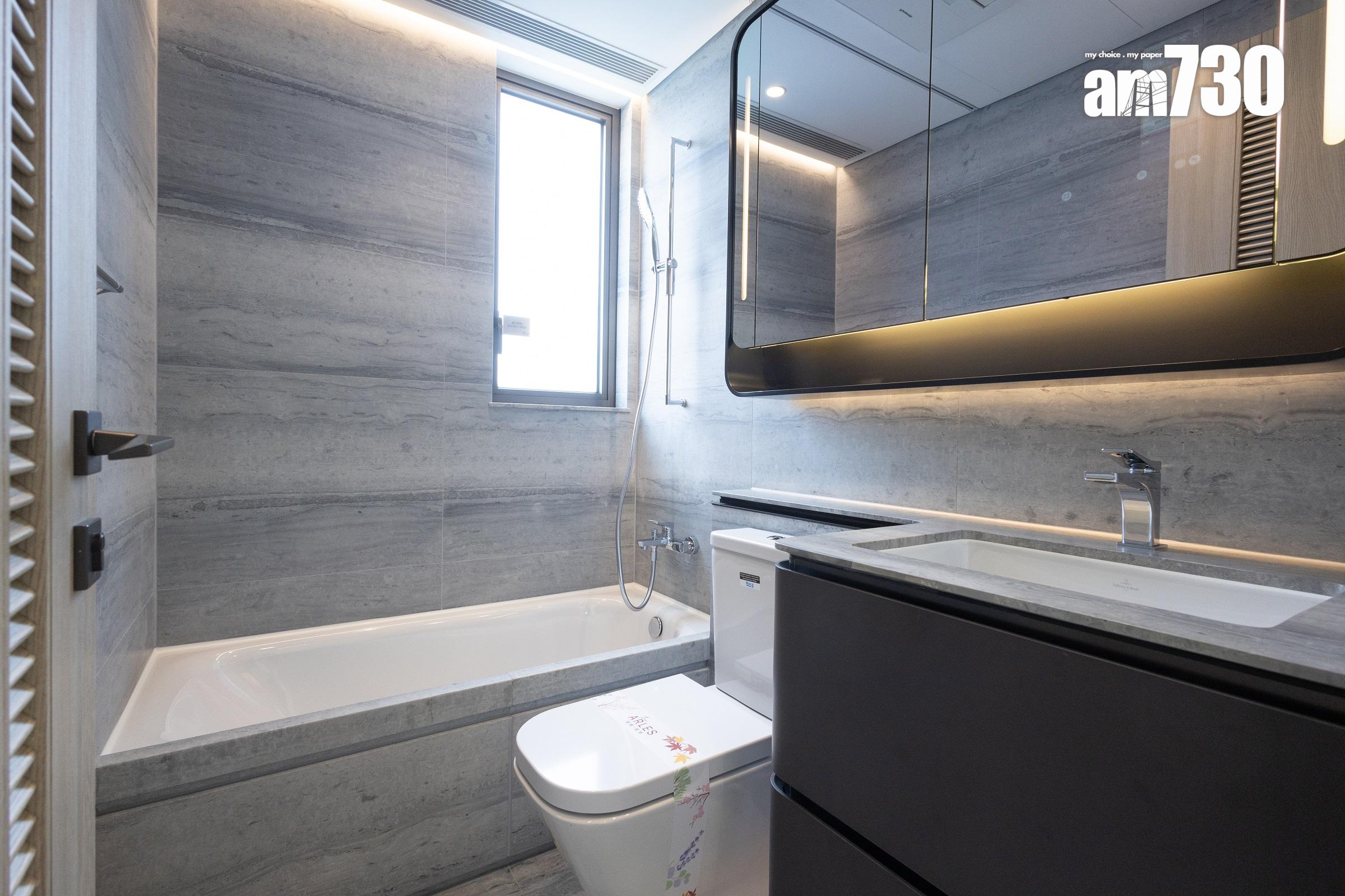 火炭新盤|星凱.堤岸現樓三房單邊樓王曝光 大地色系主調 享山河雙景|多圖