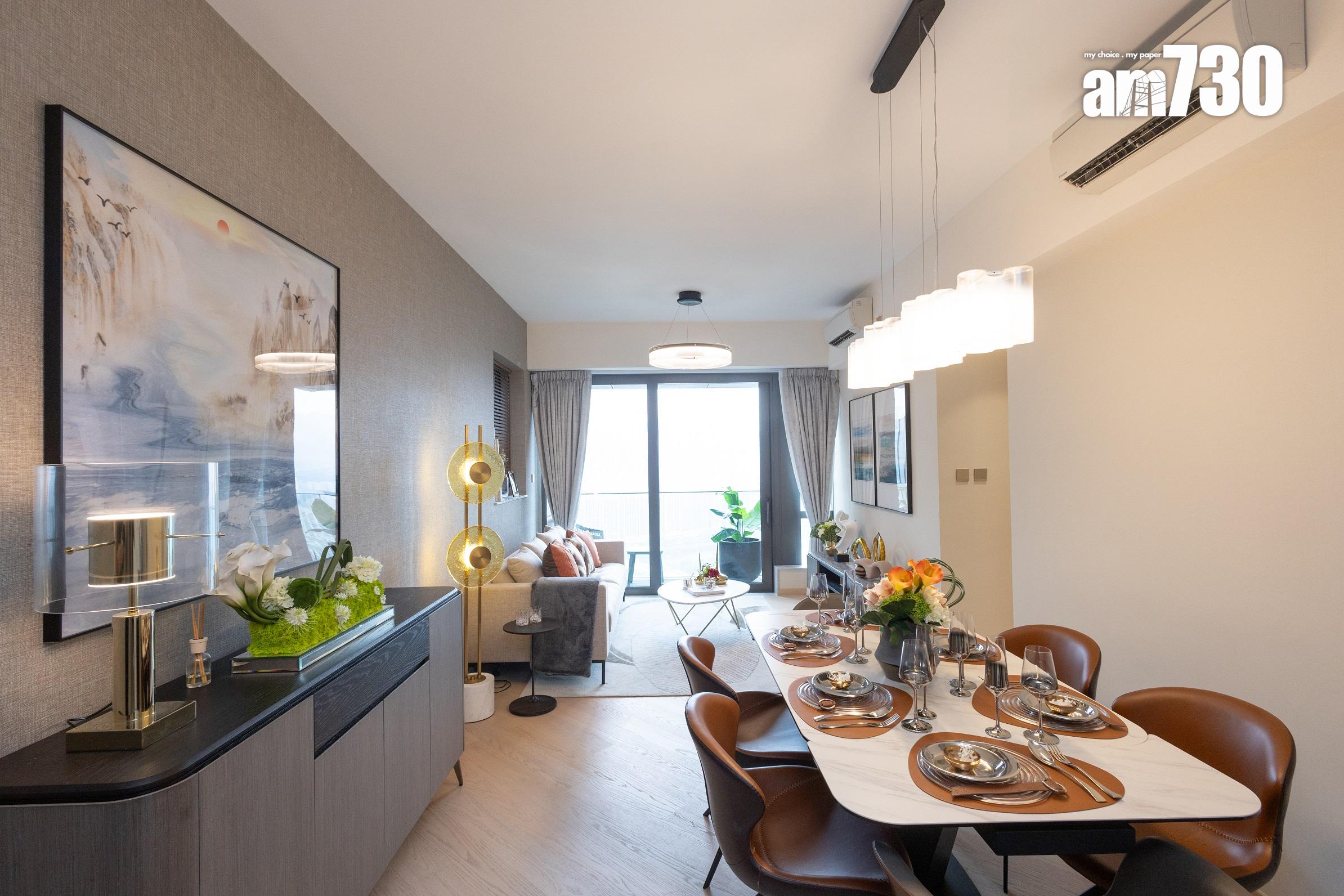 火炭新盤|星凱.堤岸現樓三房單邊樓王曝光 大地色系主調 享山河雙景|多圖