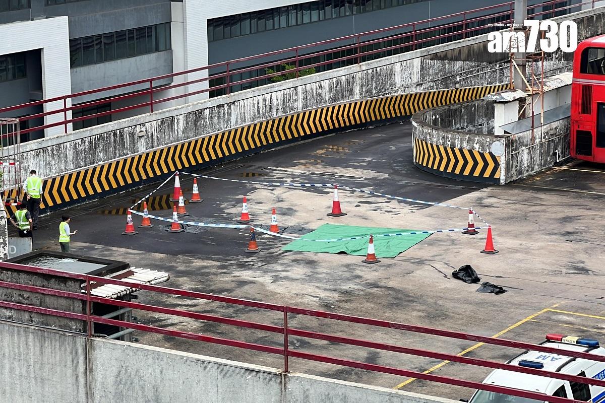 九巴九龍灣車廠天台發生致命交通意外。