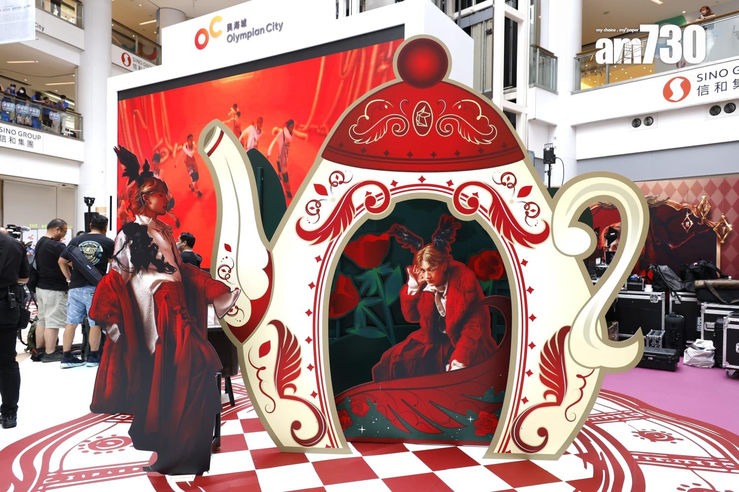 Jeremy生日嘉年華展覽設有九大展區,供fans打卡。(林俊源攝)