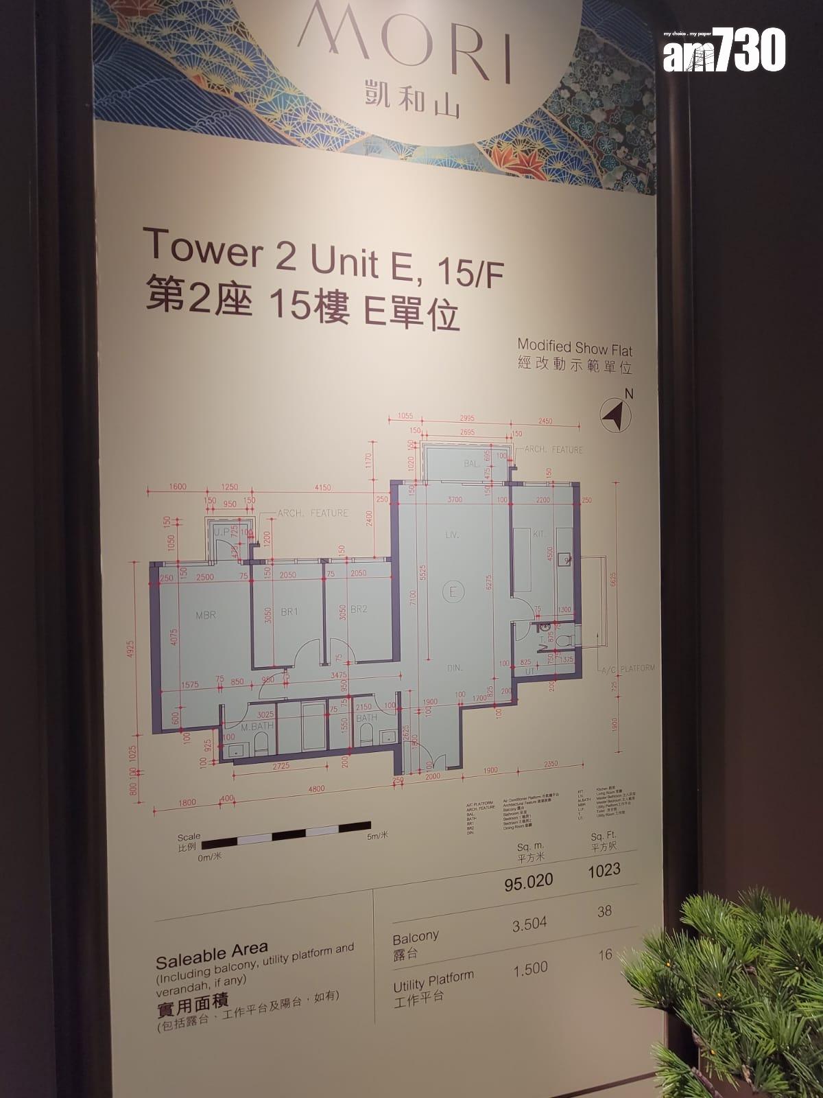 示範單位|凱和山逾千呎連裝修三房套 時尚輕奢風格為主題|多圖