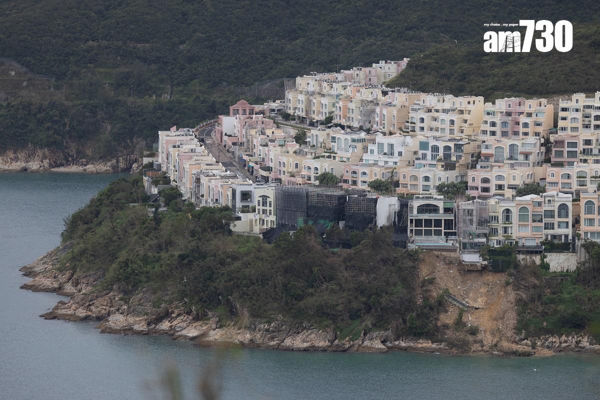 紅山半島日前發生山泥傾瀉,政府視察部分獨立屋後初步確認有僭建。(資料圖片/蘇文傑攝)