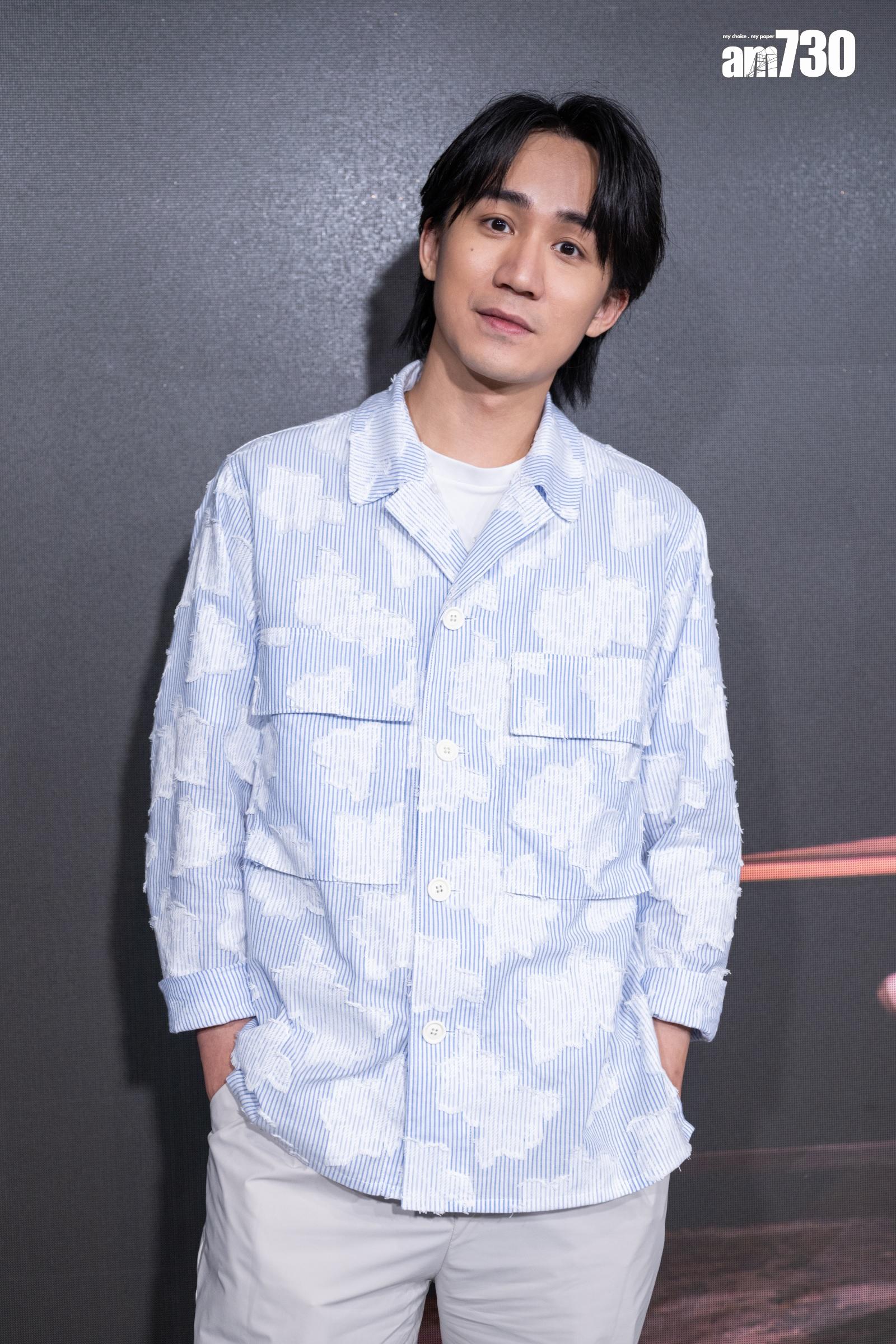 吳肇軒表示2024年要學習安靜。(陳奕釗攝)