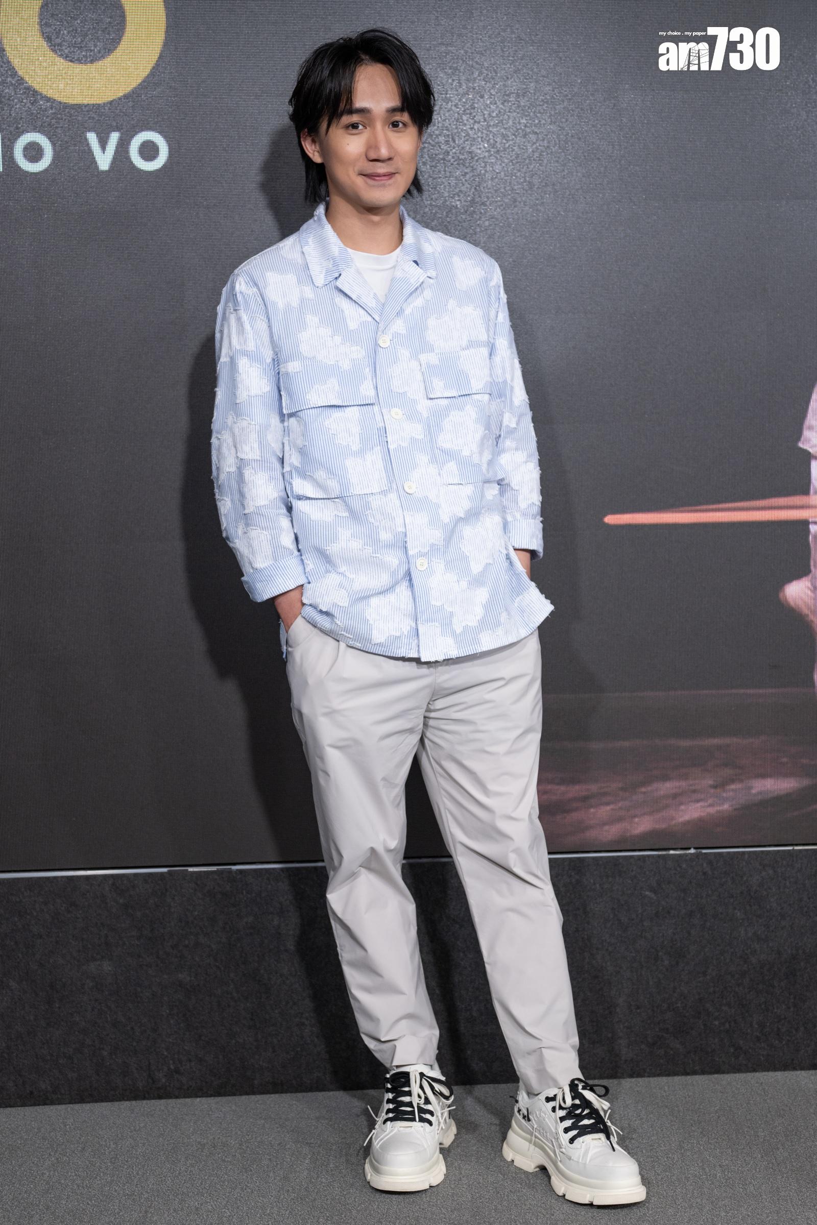 吳肇軒表示2024年要學習安靜。(陳奕釗攝)