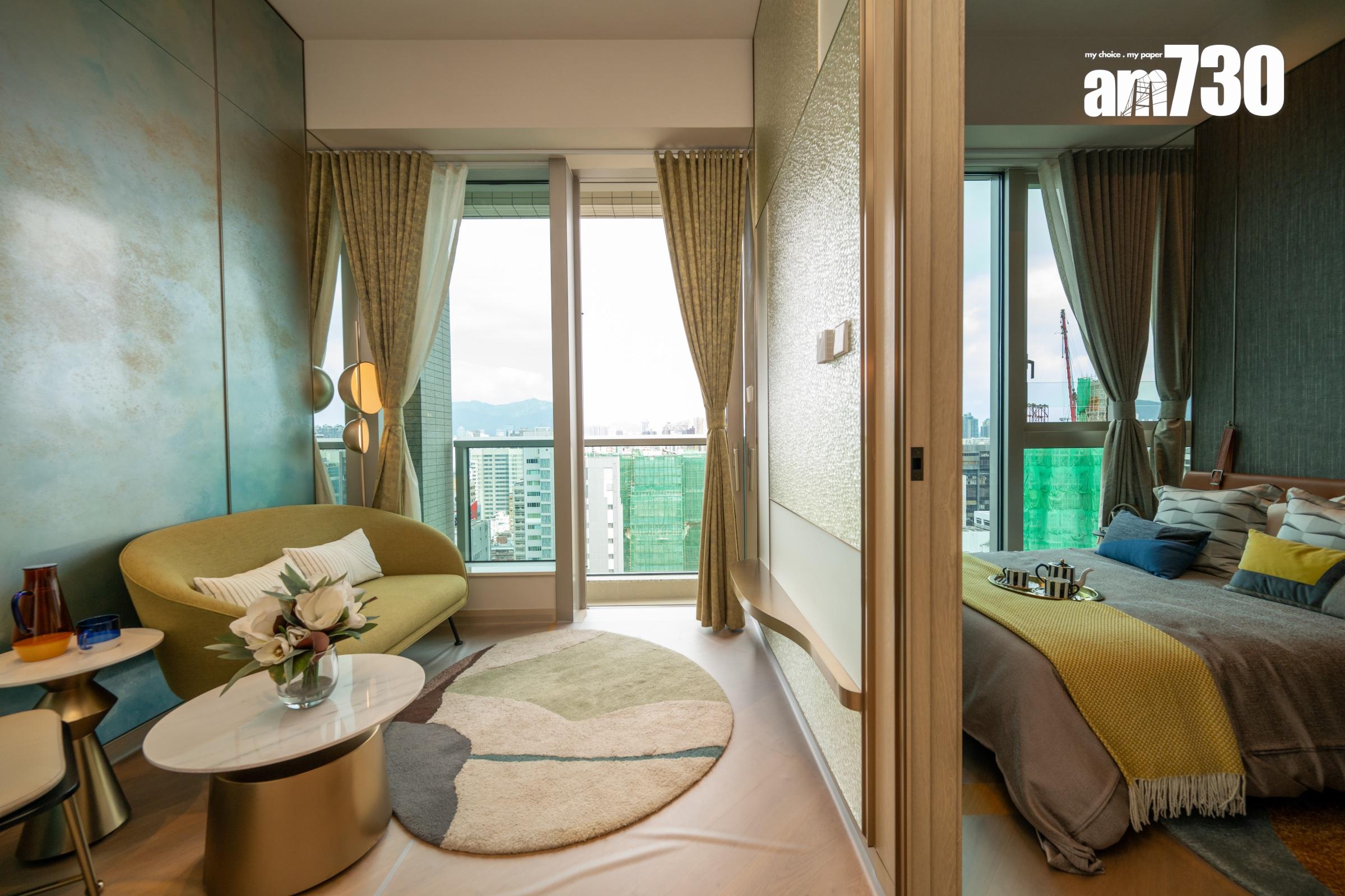 示範單位|旺角ONE SOHO 285呎一房 逾3.4米高樓底設計 裝修時尚型格|多圖