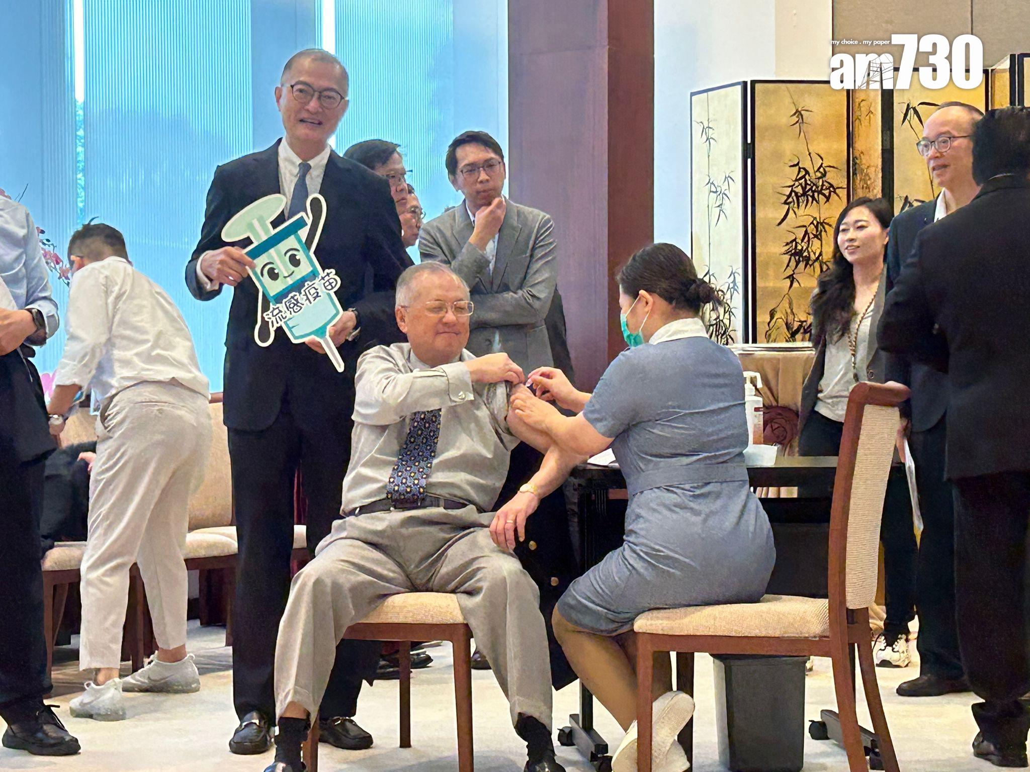 Ray Online|梁君彥自稱和張宇人是高危群組 呼籲接種流感疫苗(陳芷晴攝)